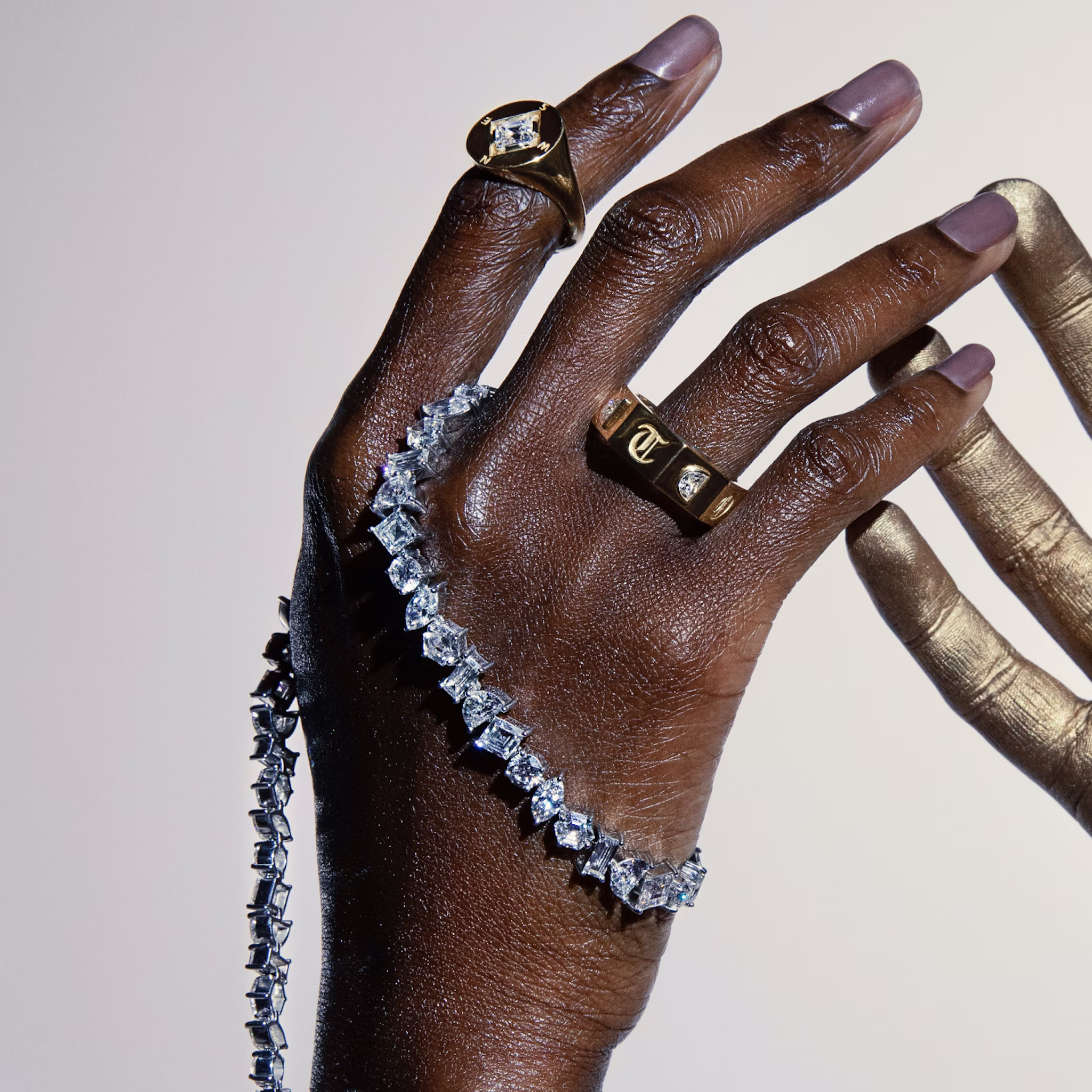 Contract Ring | Half Moon | 14k | Yellow Gold