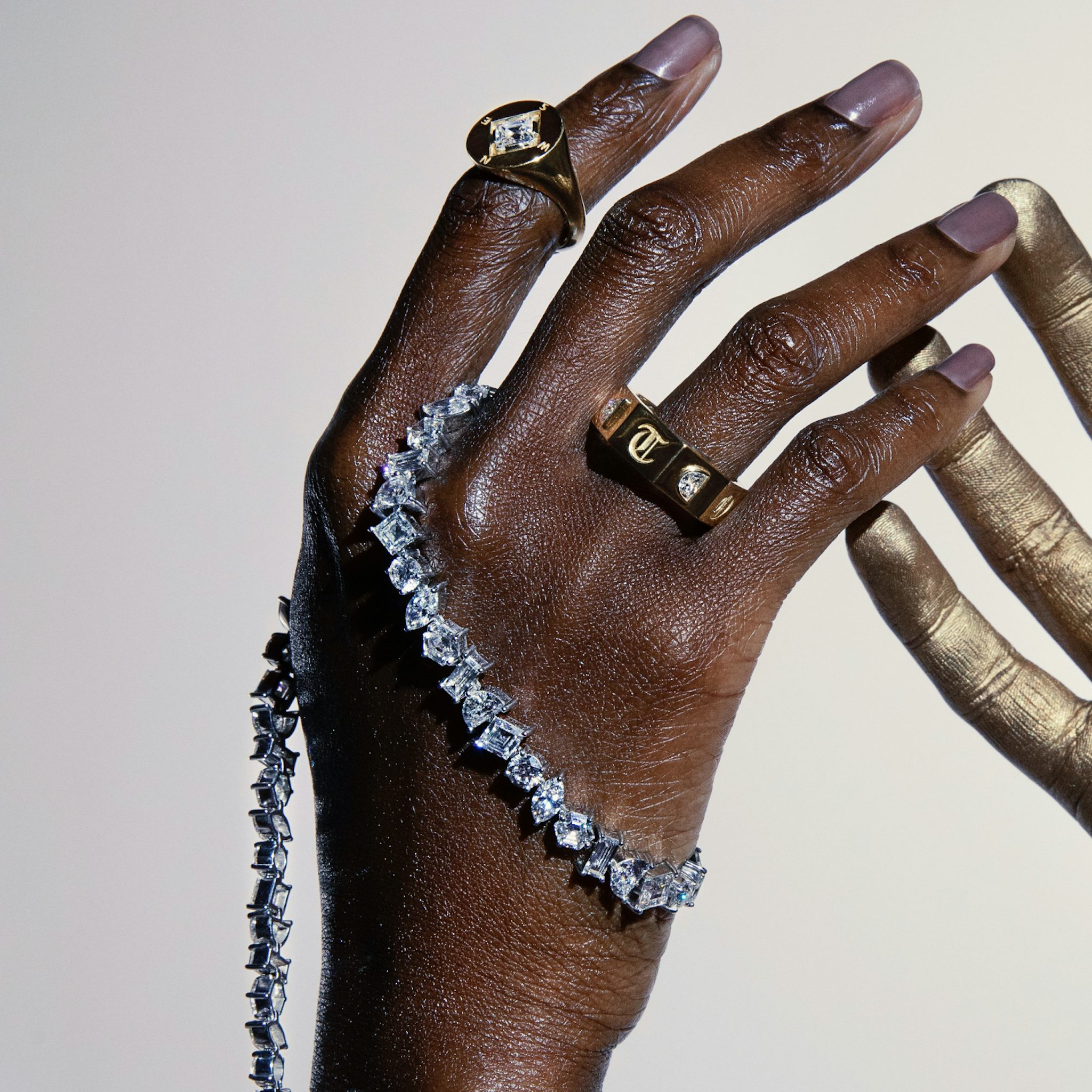 Contract Ring | Half Moon | 14k | Yellow Gold