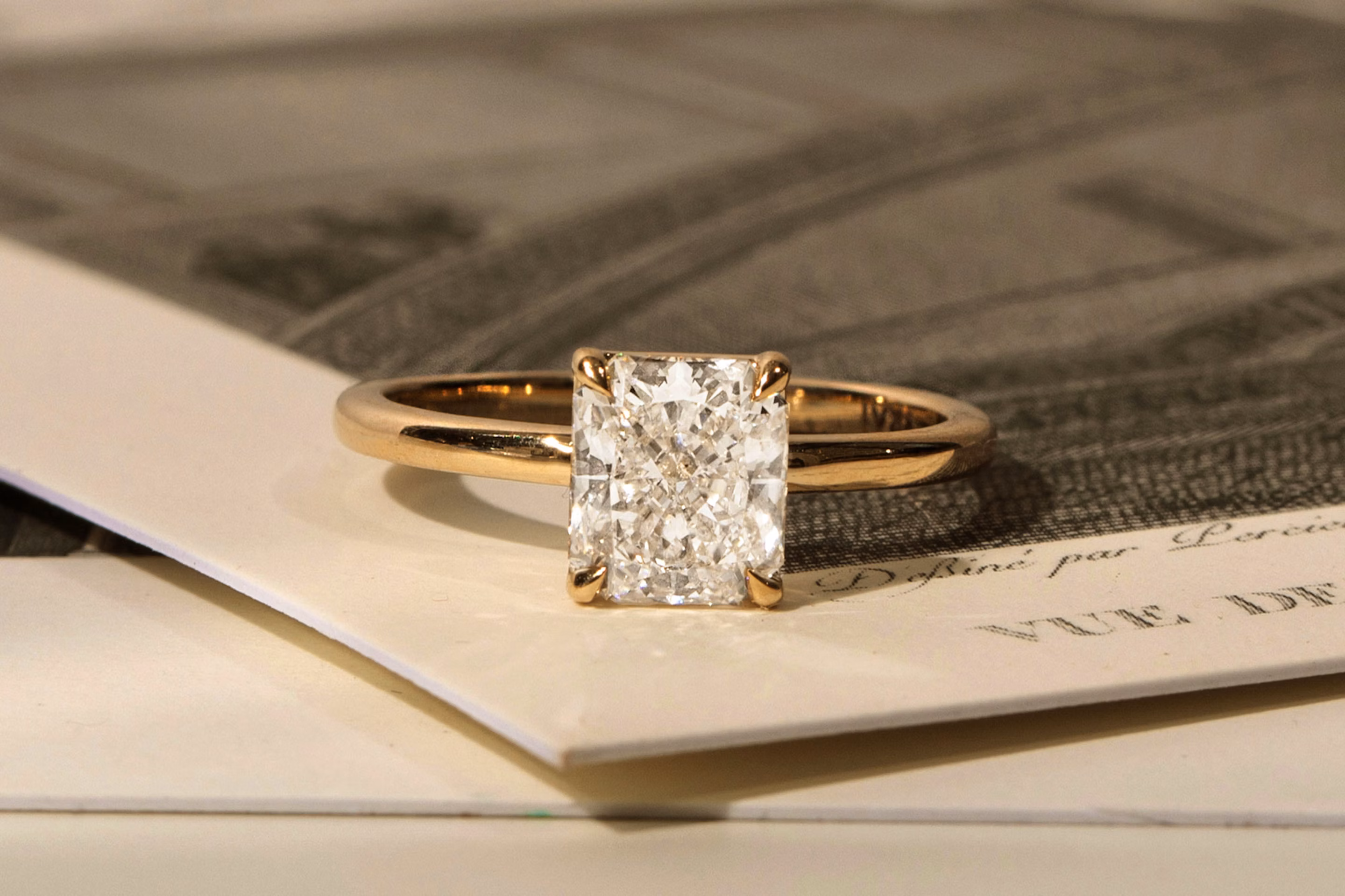 Radiant cut diamonds