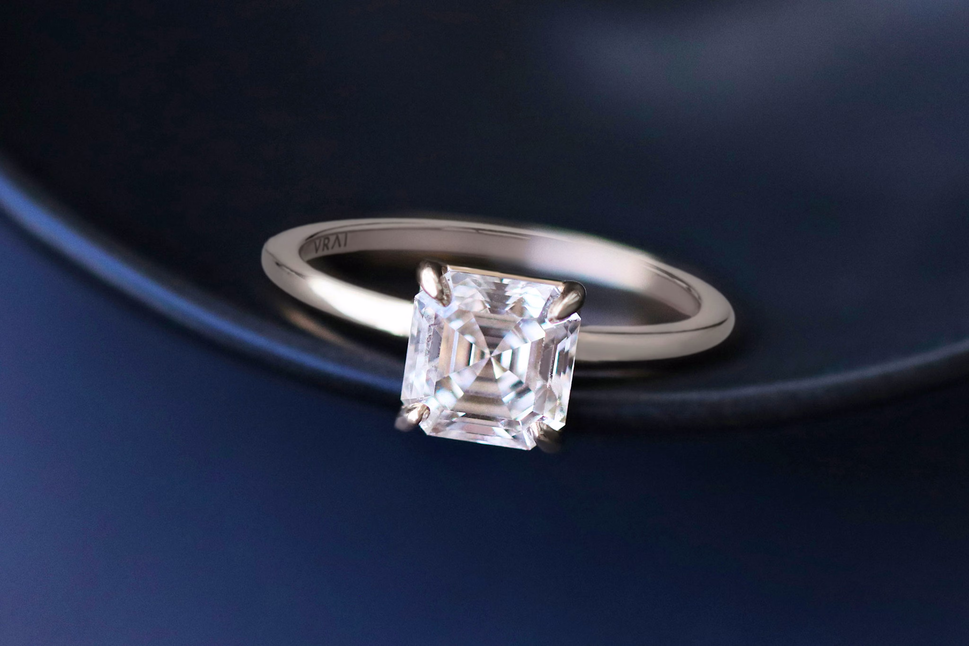Asscher shaped diamonds