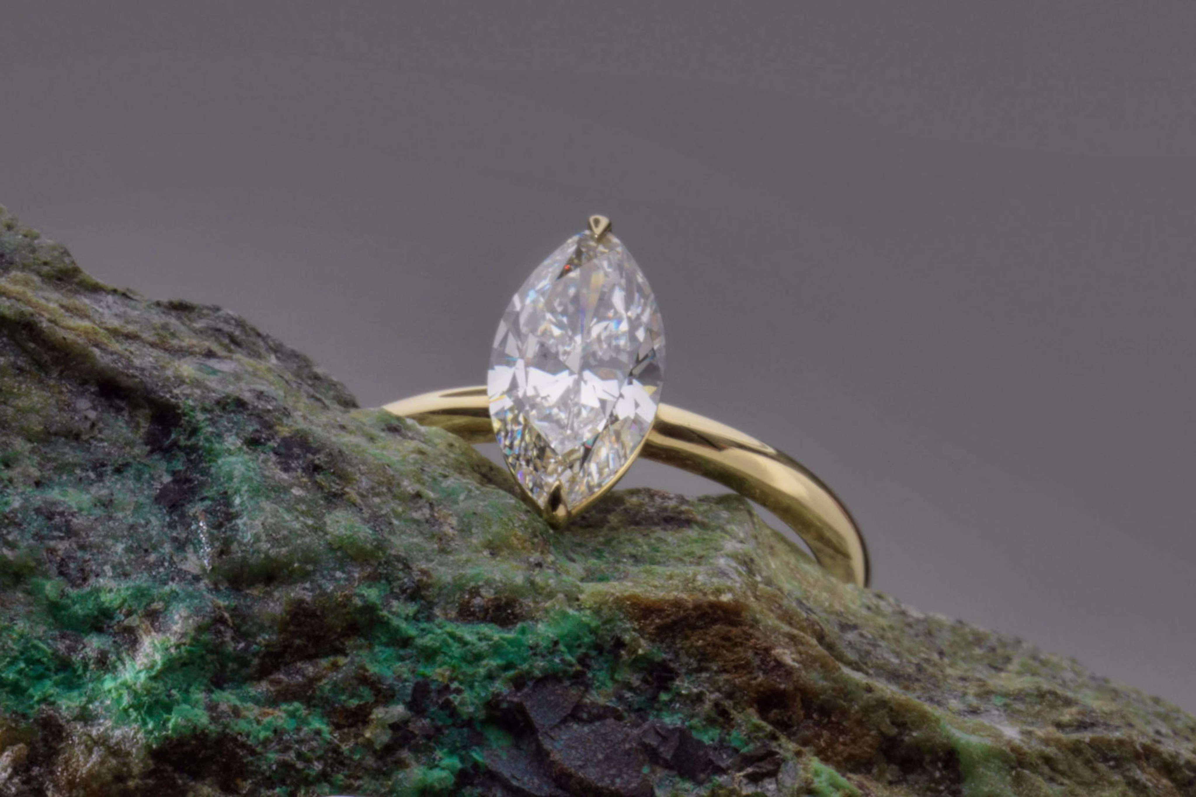 Marquise cut diamonds