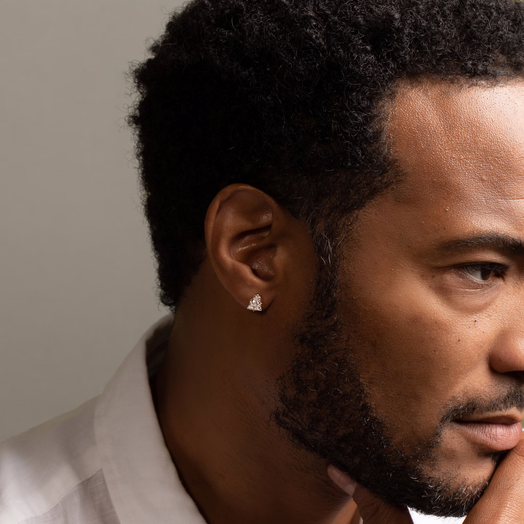 VRAI Iconic Stud | Keystone | 14k | Yellow Gold | caratWeight: 0.75ct