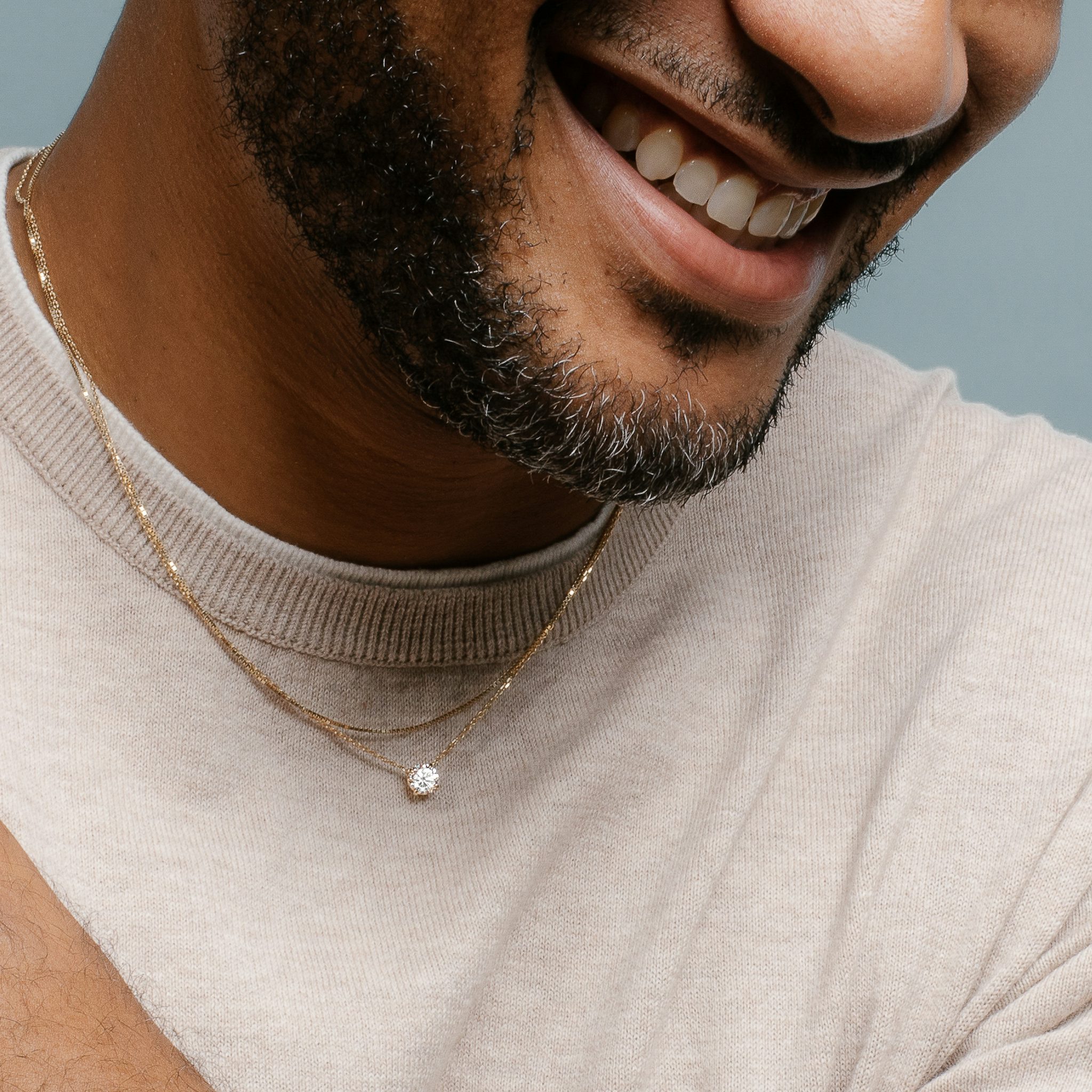 Collar Solitario VRAI | Brillante | 14k | Oro amarillo | diamondColor: near-colorless | caratWeight: 1.0ct