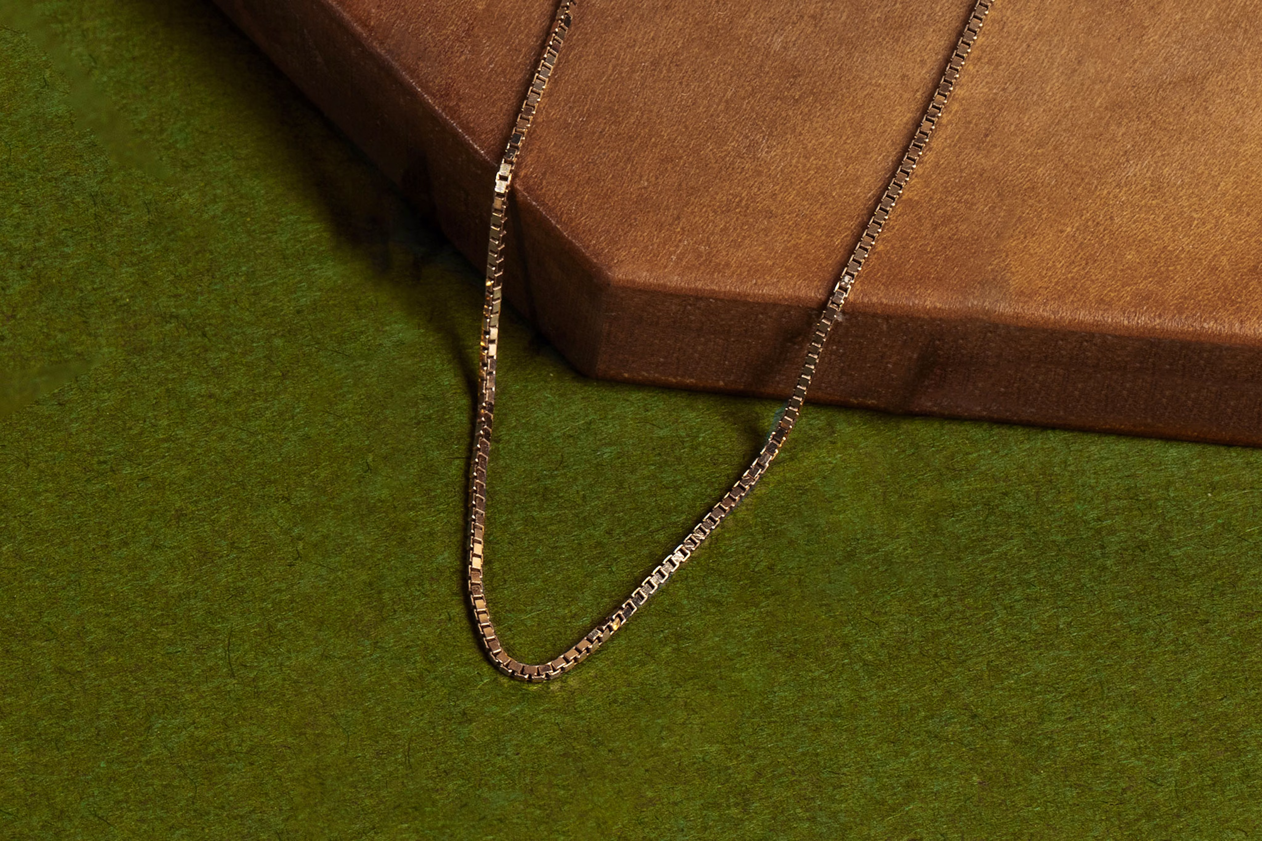 Silk Box Chain Necklace