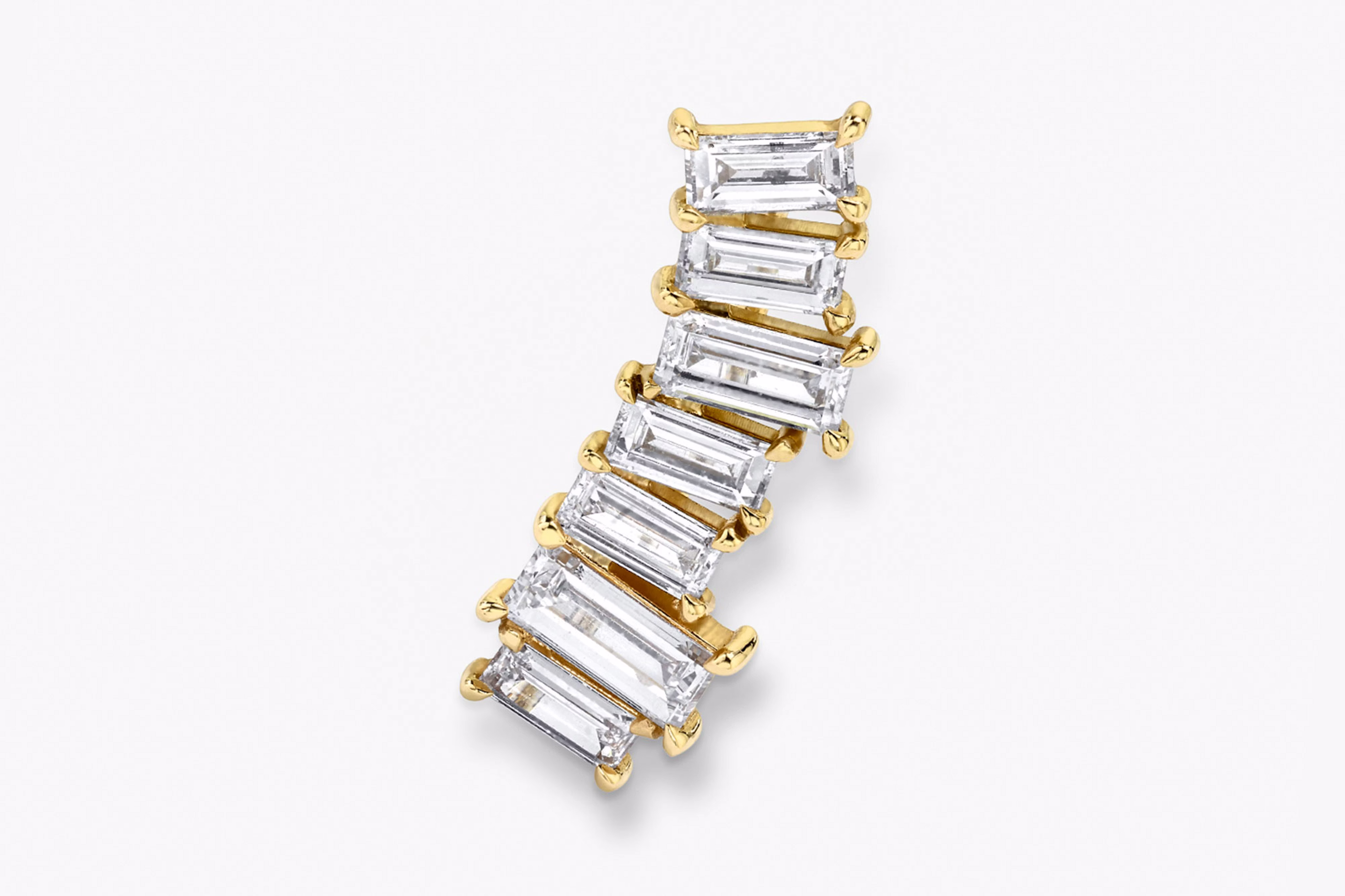 lab-grown diamond, yellow gold