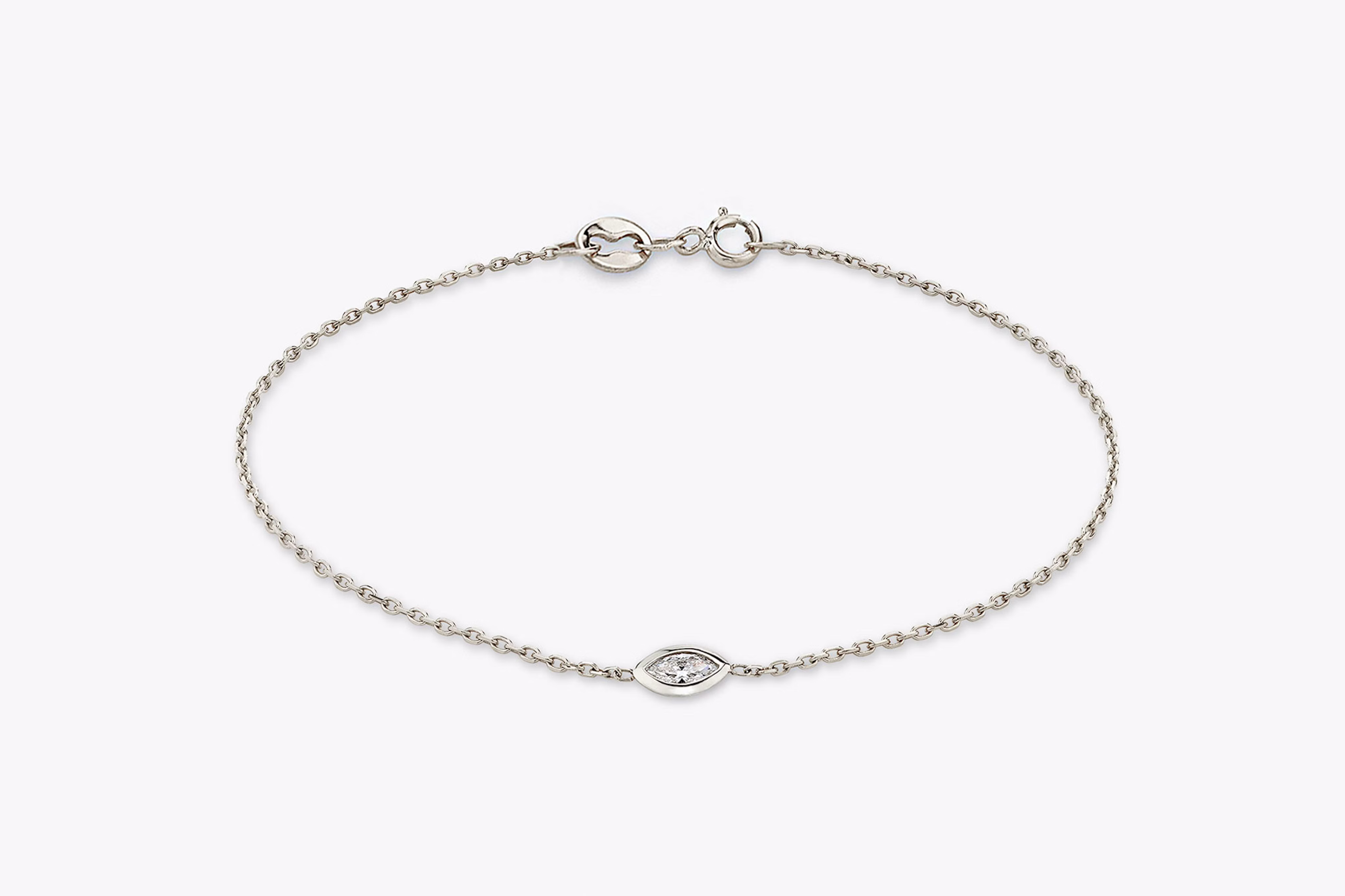 Marquise bezel bracelet
