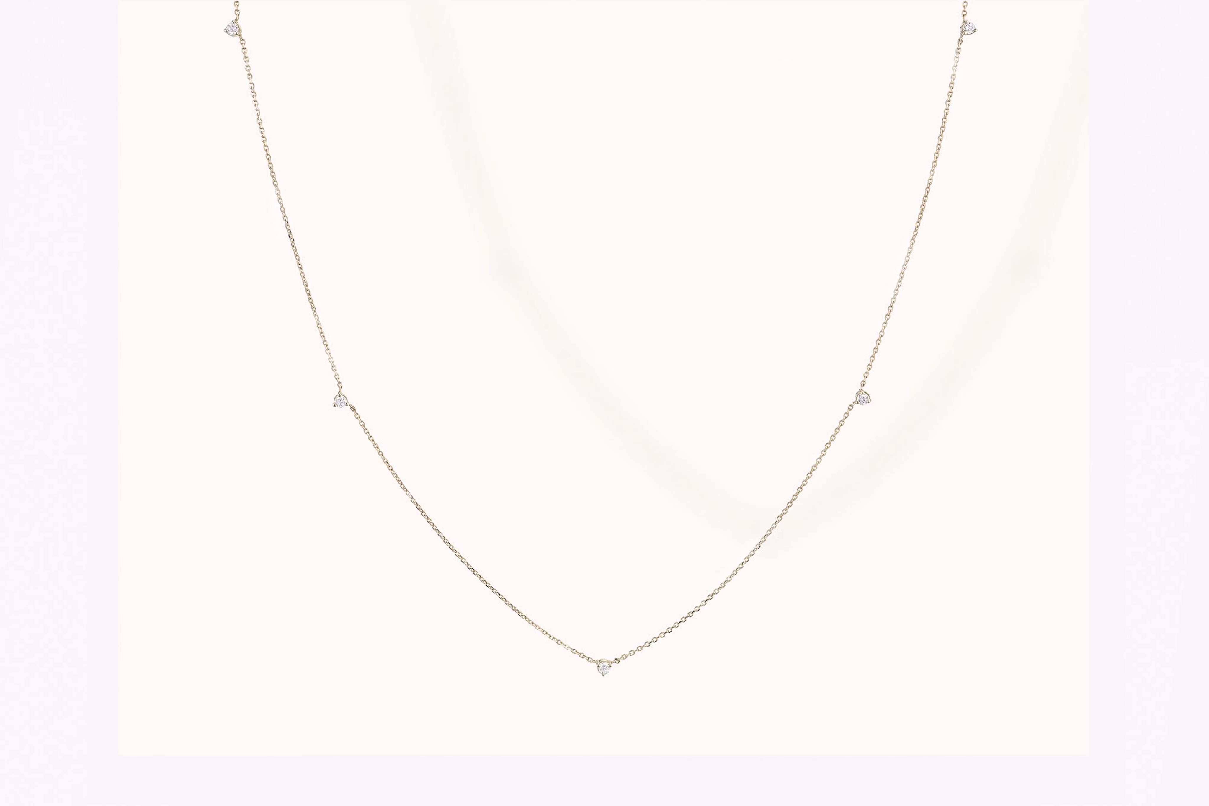 Tiny Station Necklace