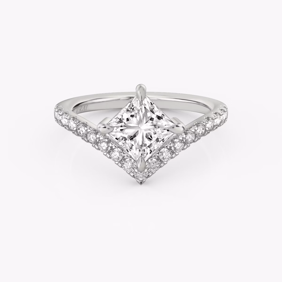 Signature V Princess Diamond Ring
