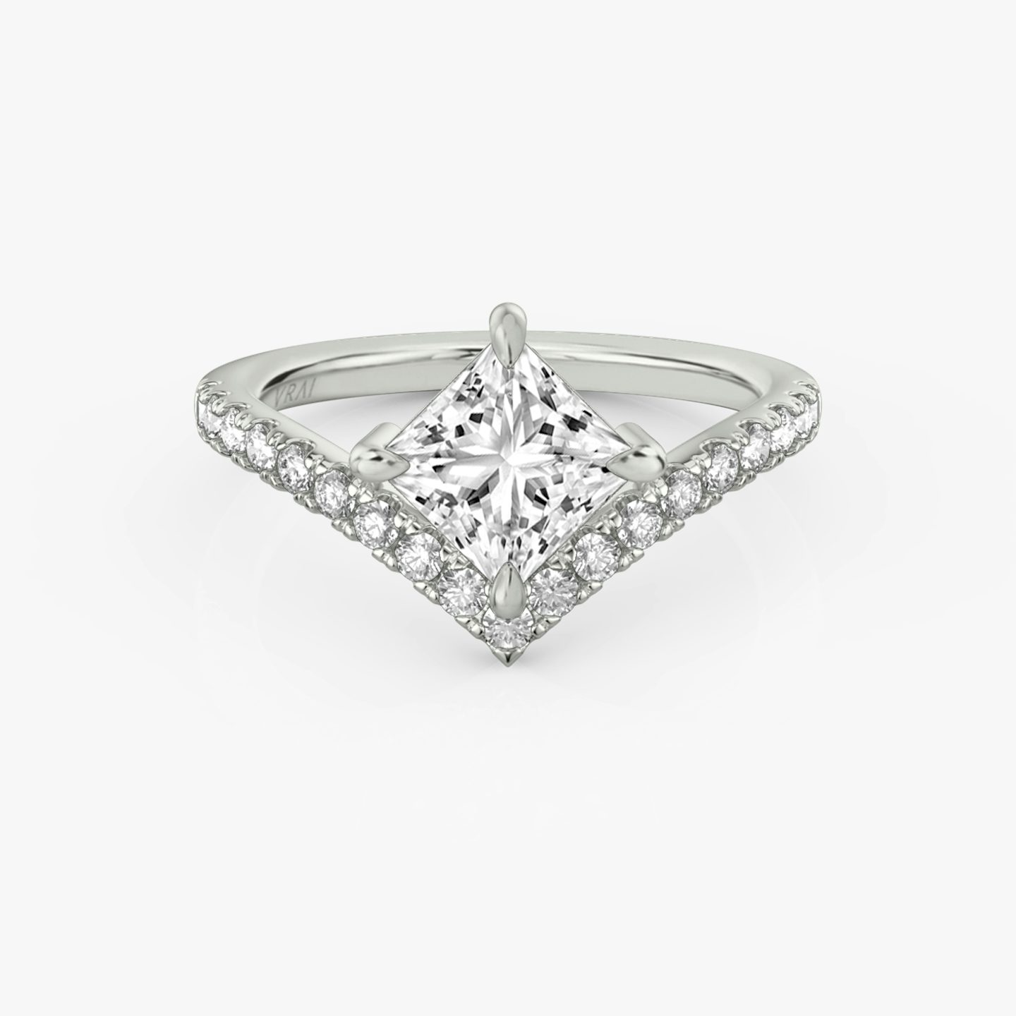 Signature V Princess Diamond Ring