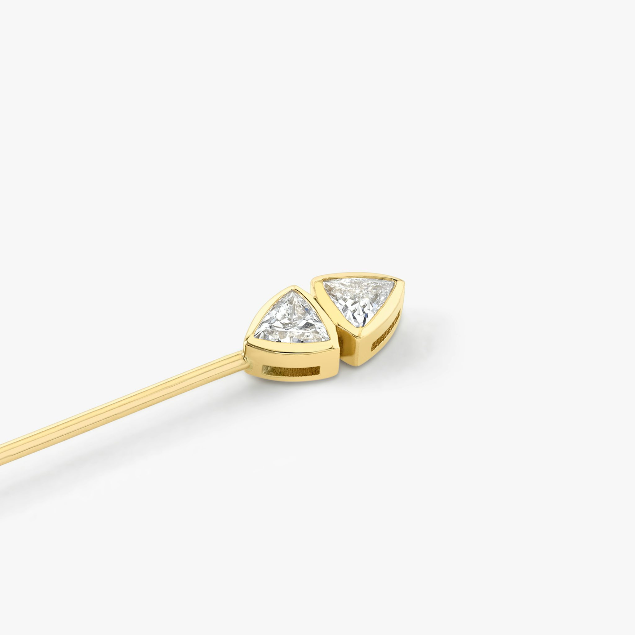 Lapel Pin | Trillion | 14k | Yellow Gold