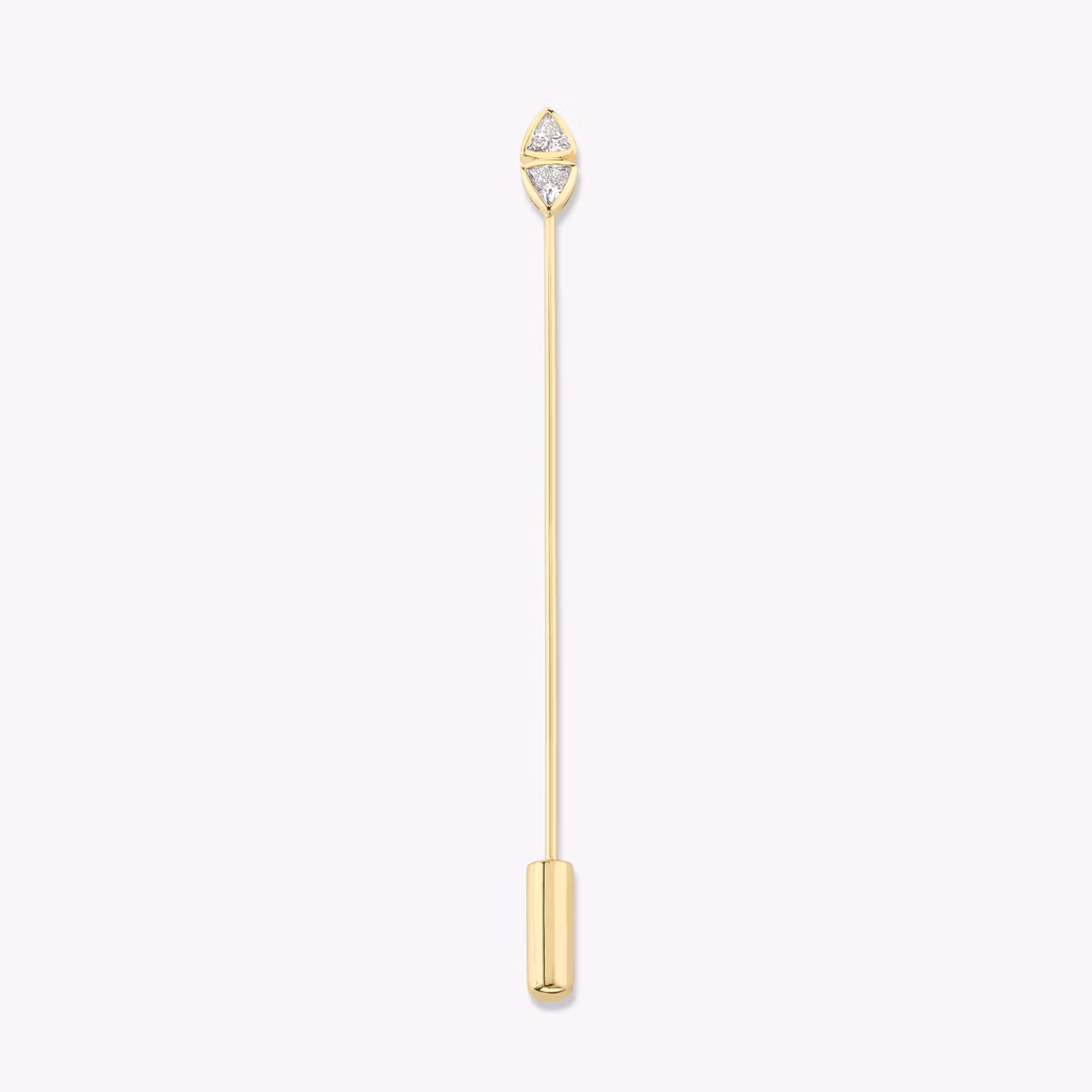 Lapel Pin | Trillion | 14k | Yellow Gold