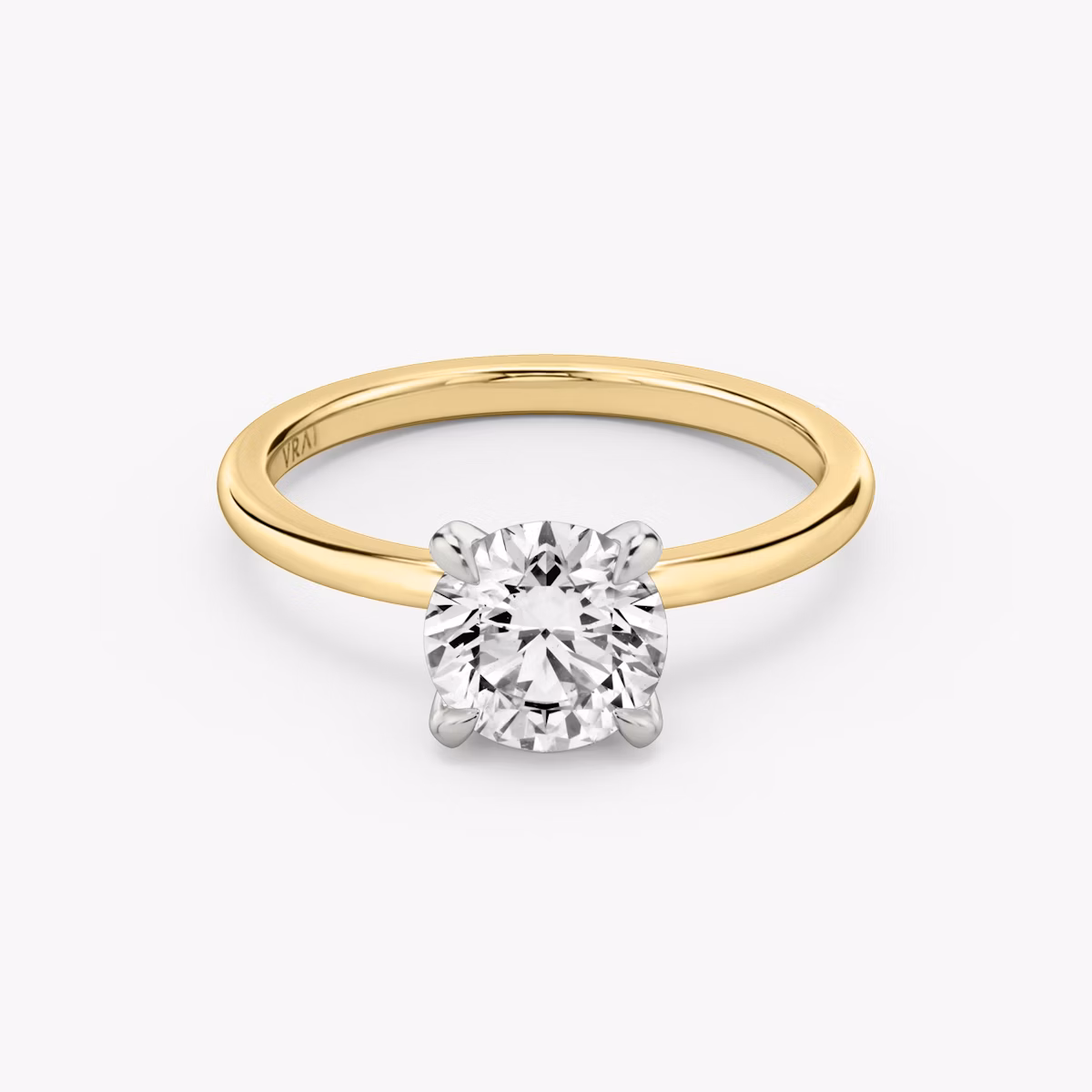 Classic Two Tone Round Brilliant