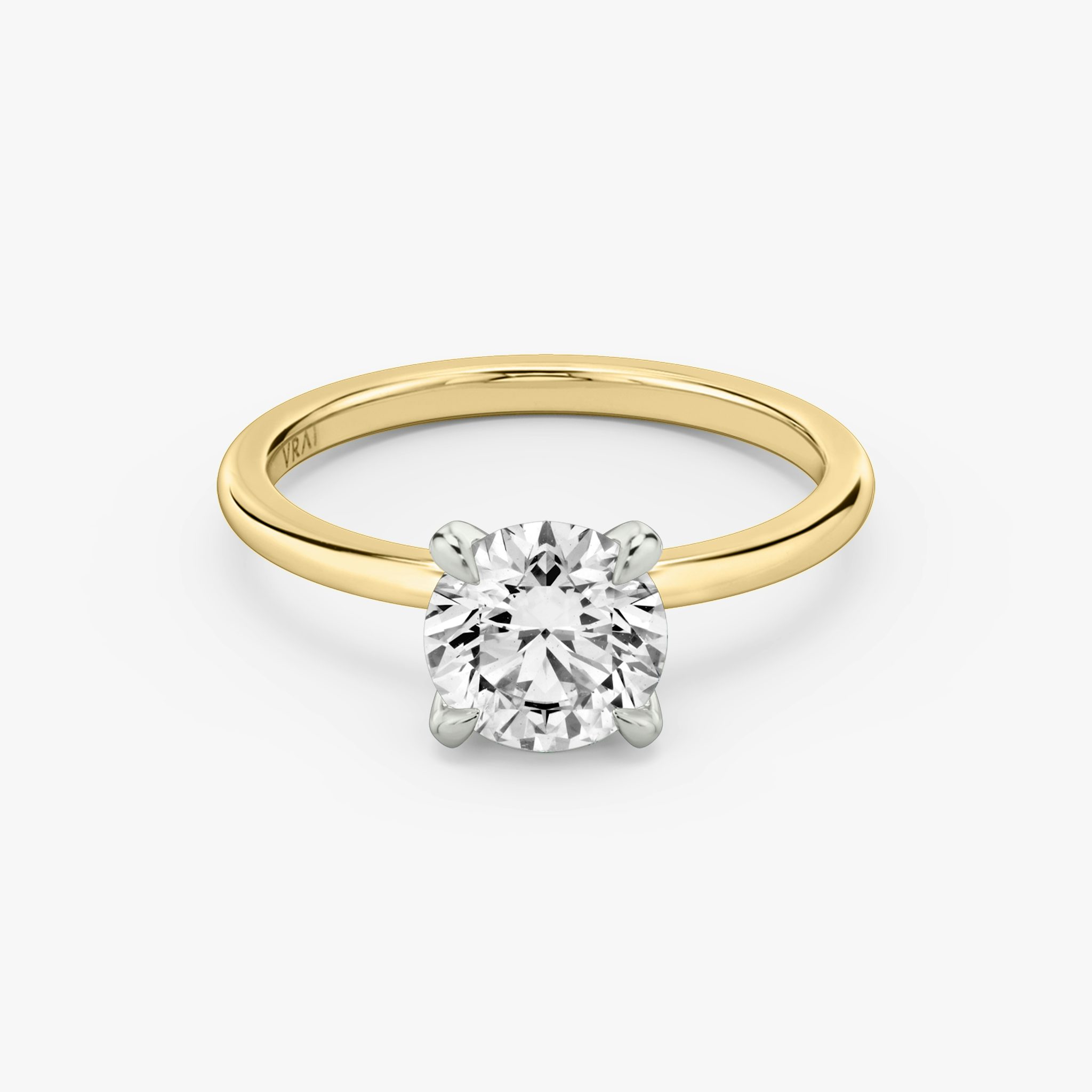 Classic Two Tone Round Brilliant