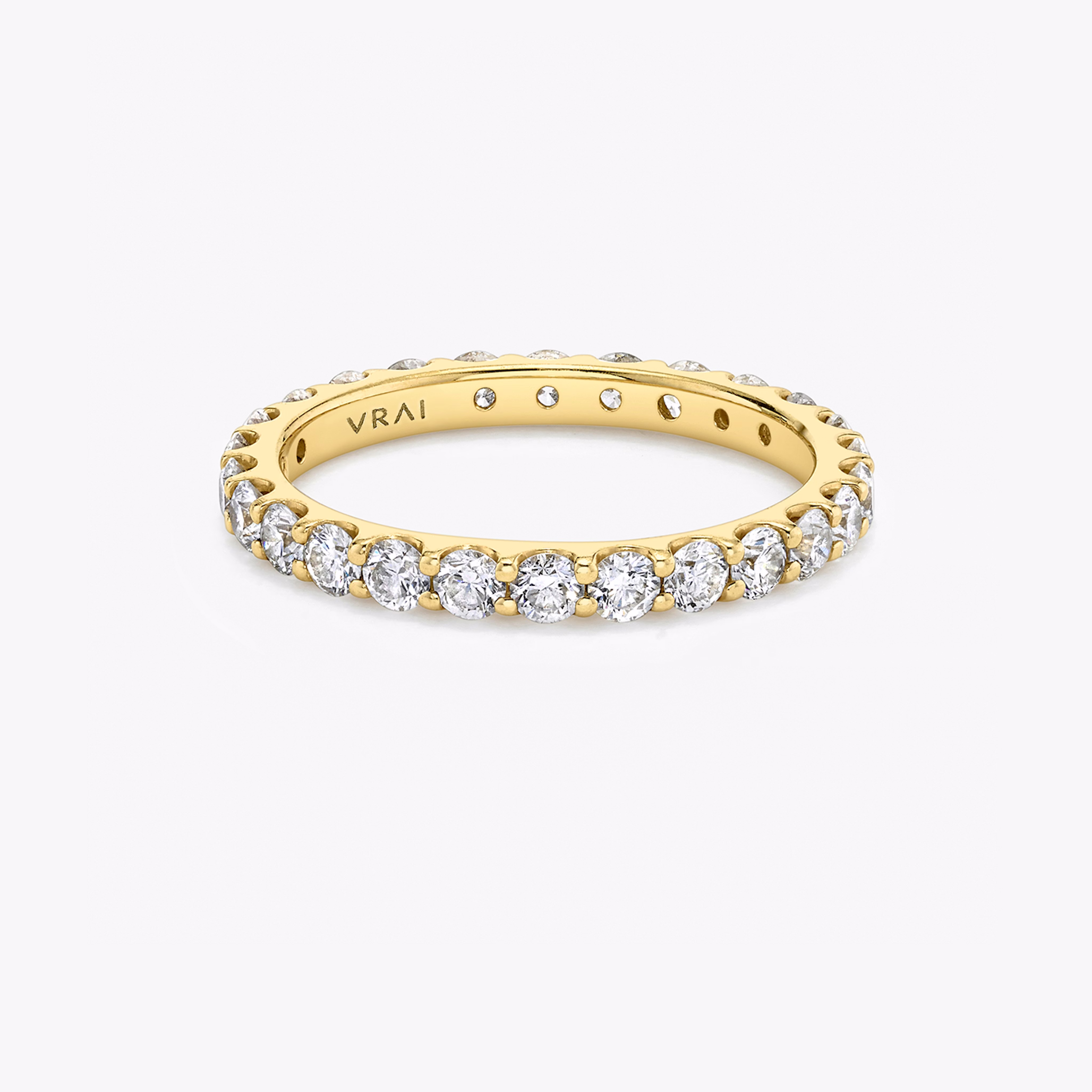 Petite Eternity Band in 18k Solid Yellow Gold