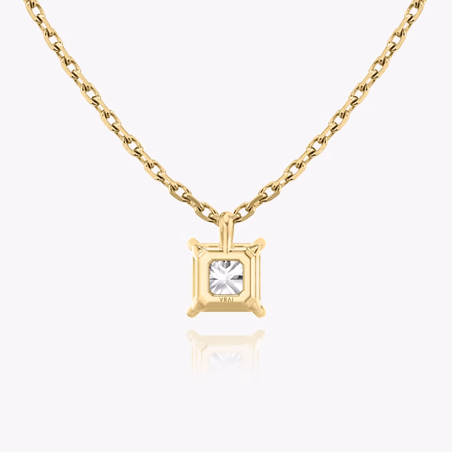 VRAI Solitär Anhänger | Princess | 14k | Gelbgold | caratWeight: 0.25ct