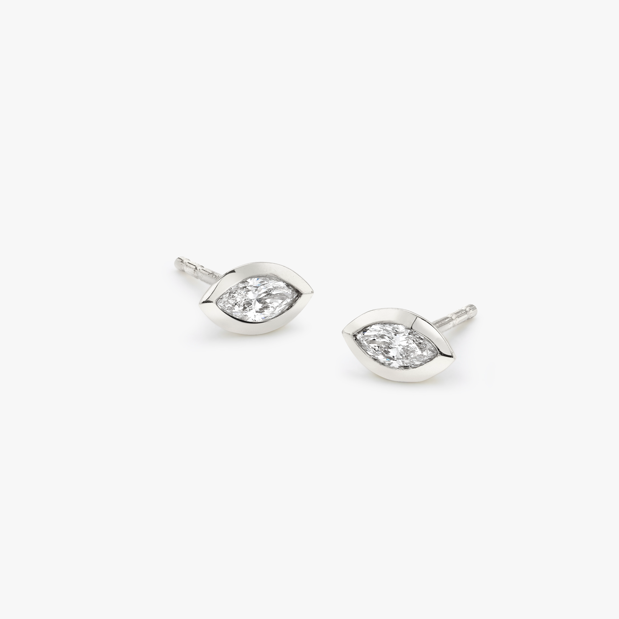Bezel Earrings