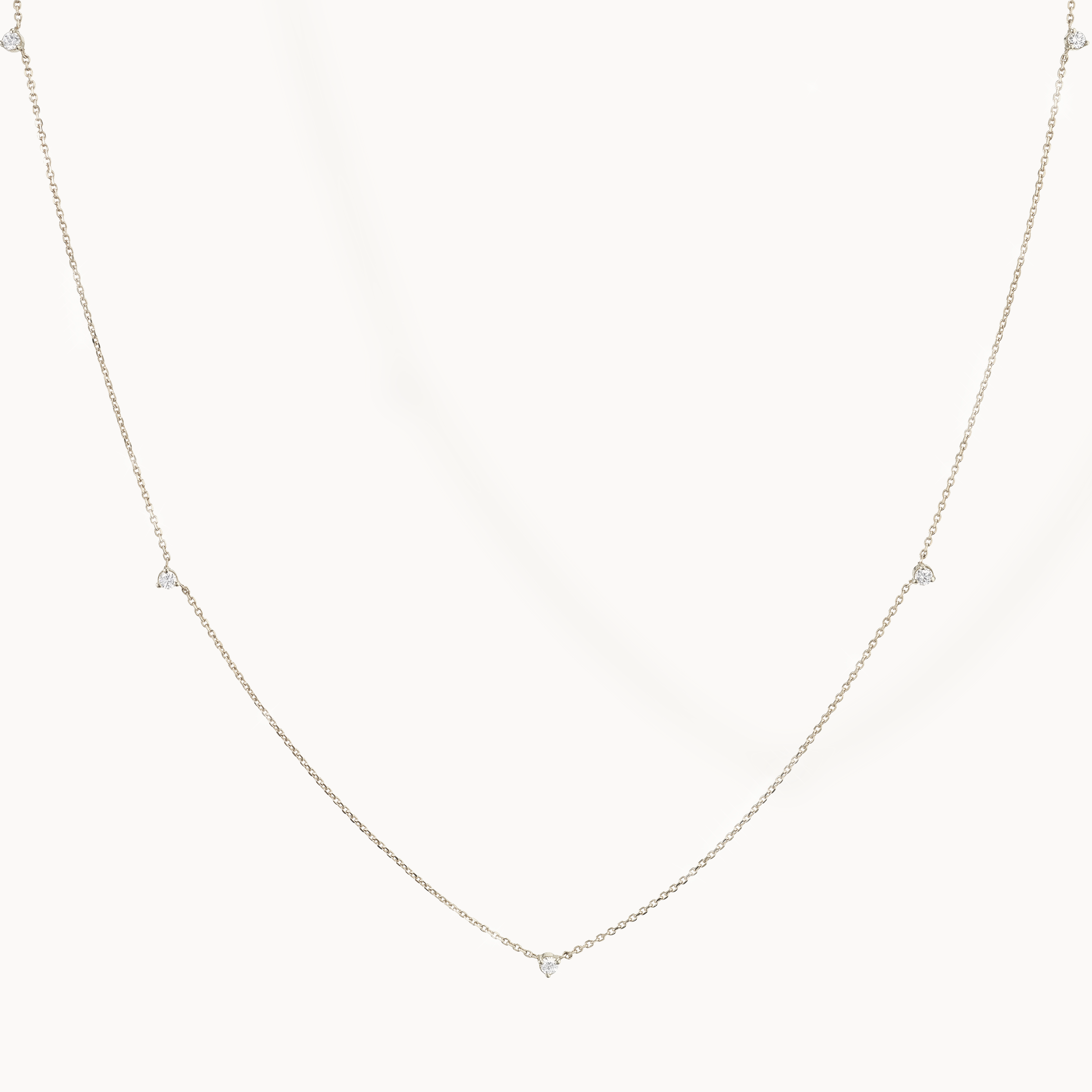 Tiny Station Necklace
