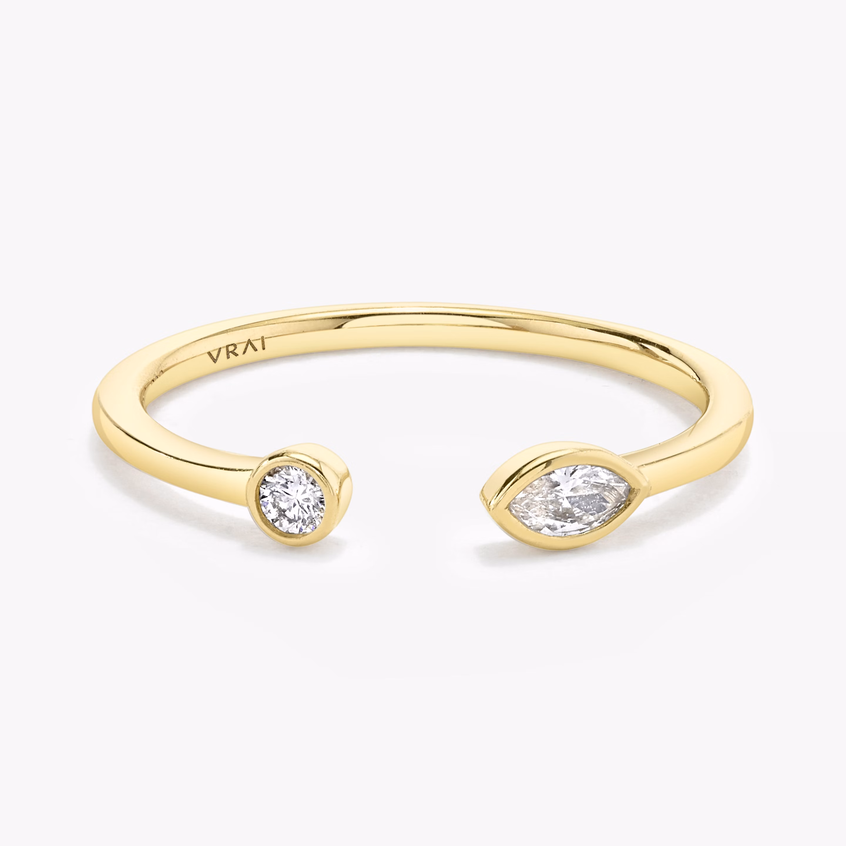 Yellow Gold Petal Ring