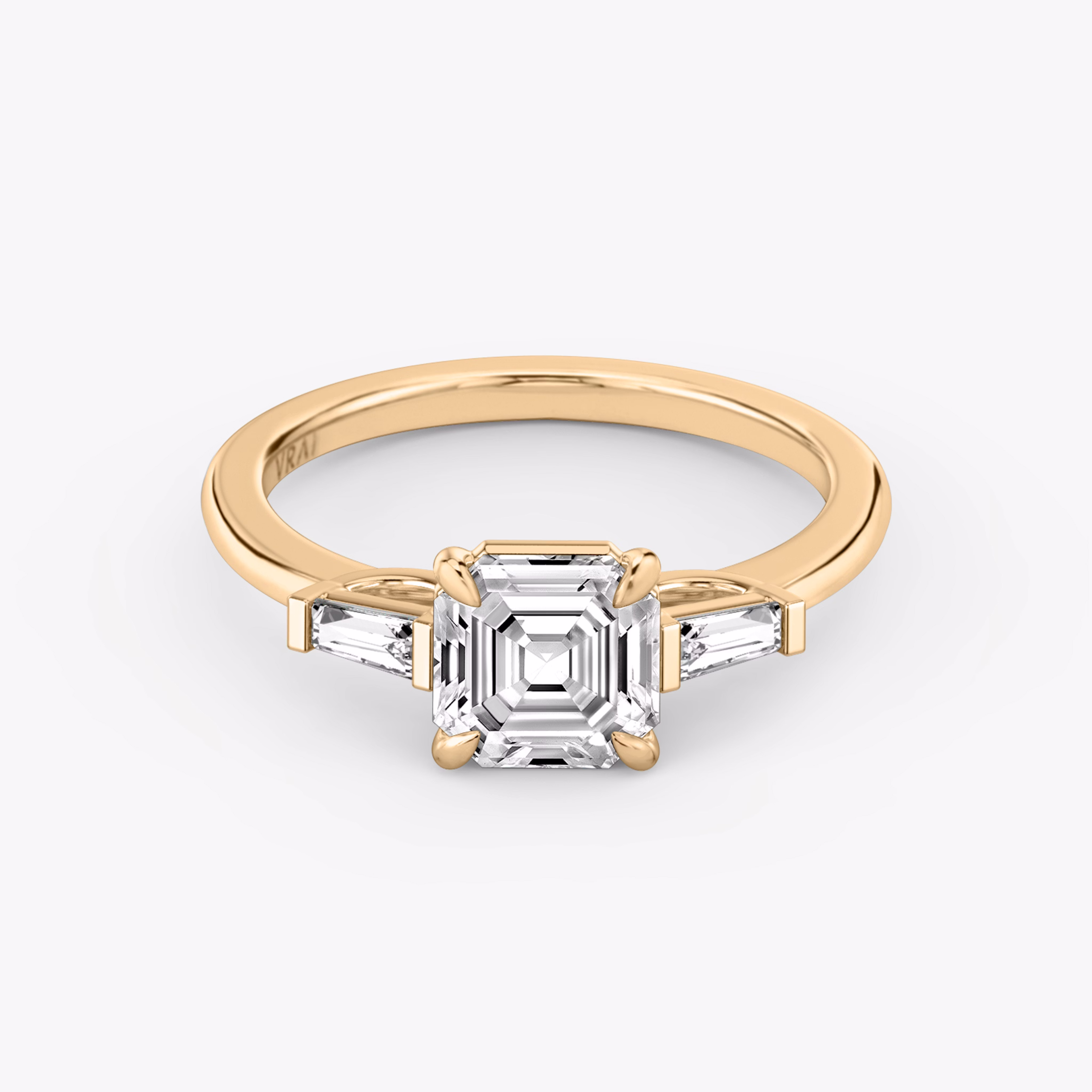 Asscher Three Stone