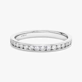 devotion band round half large platinum