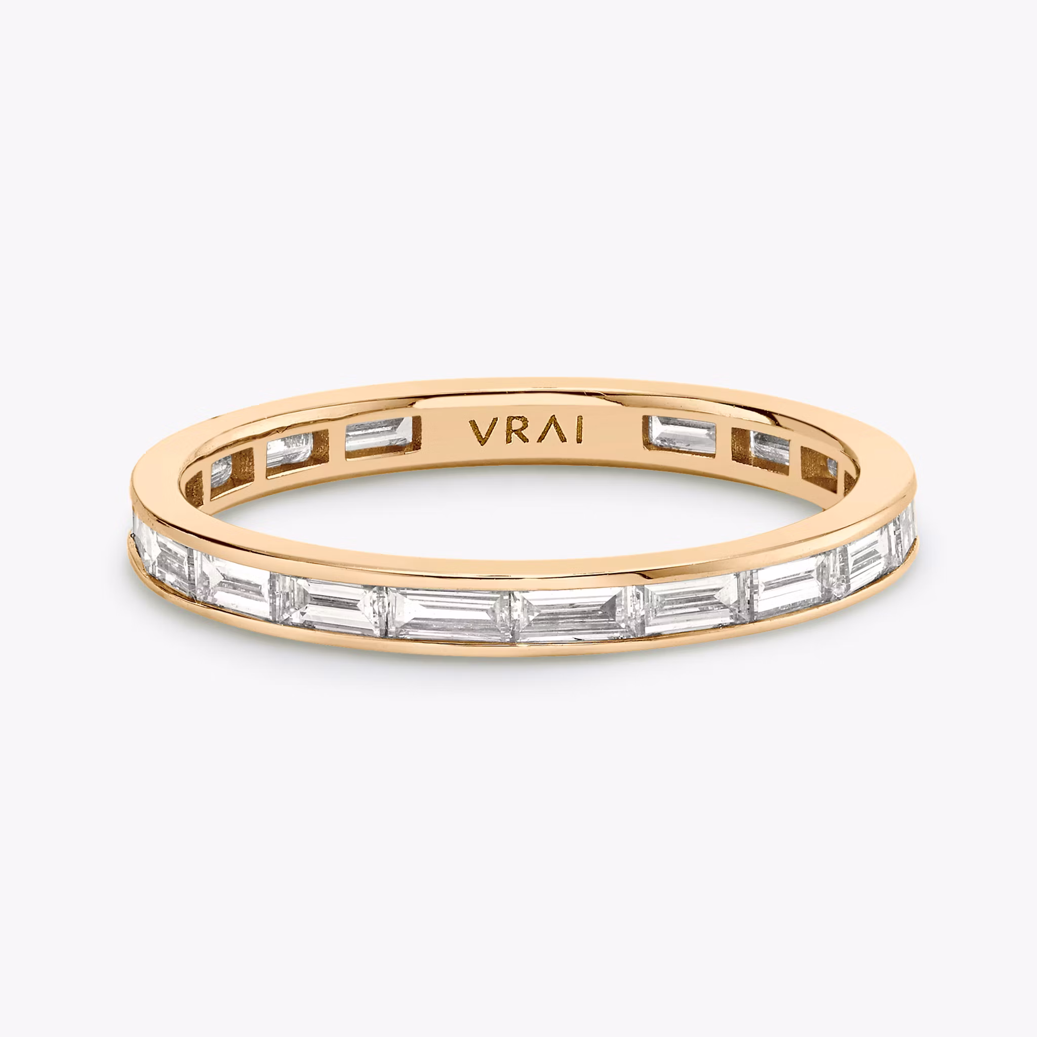 The Devotion Band Baguette | Rose Gold