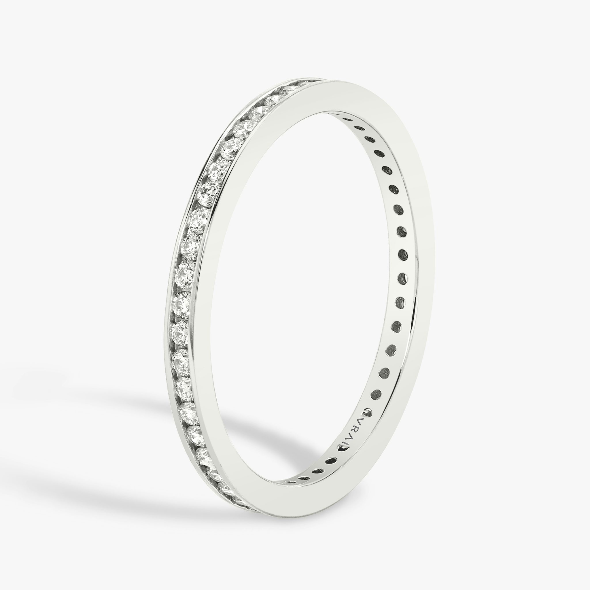 The Devotion Band | Round Brilliant | 18k | White Gold | bandStyle: full | bandVersion: original