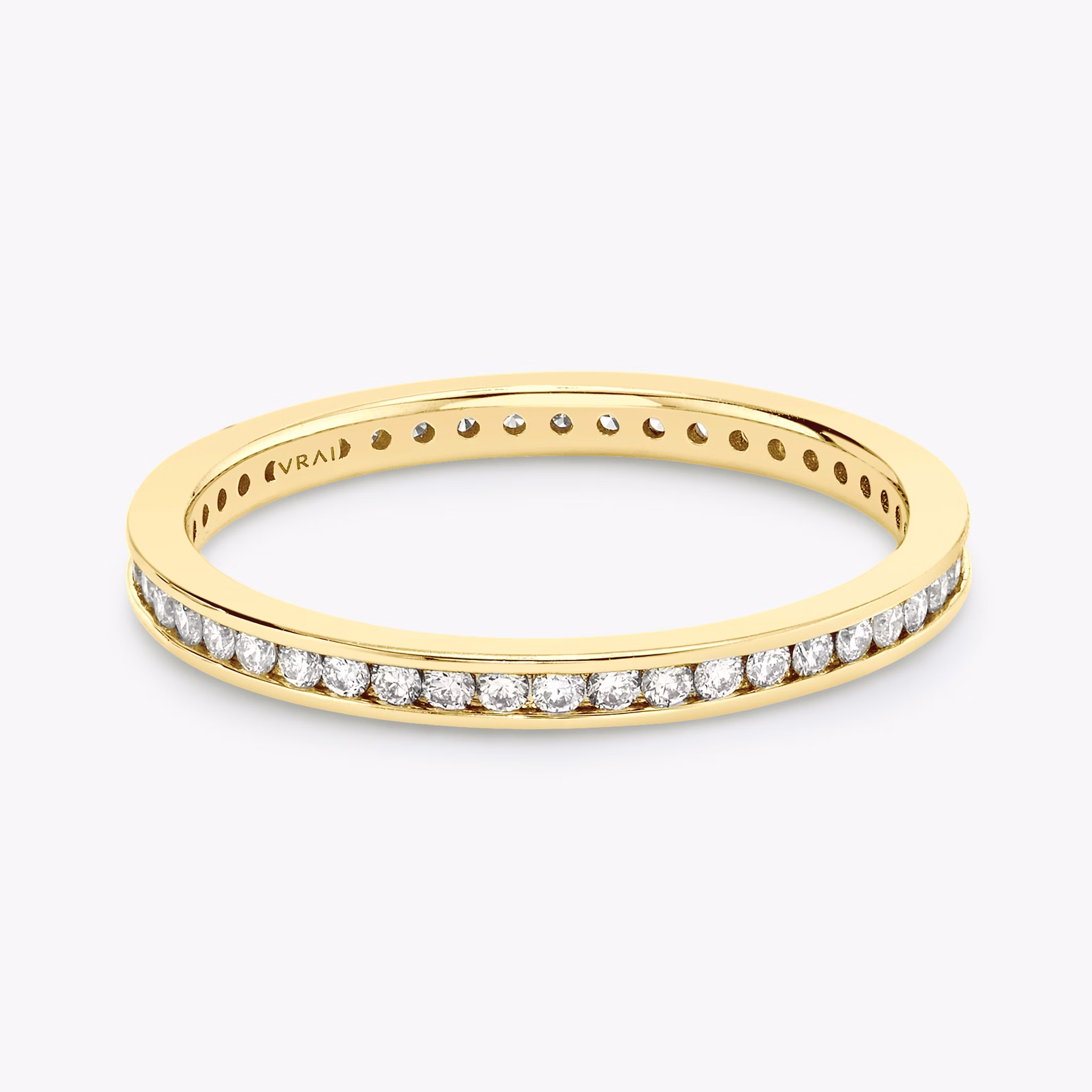 The Devotion Band | Round Brilliant | 18k | Yellow Gold | bandStyle: full | bandVersion: original