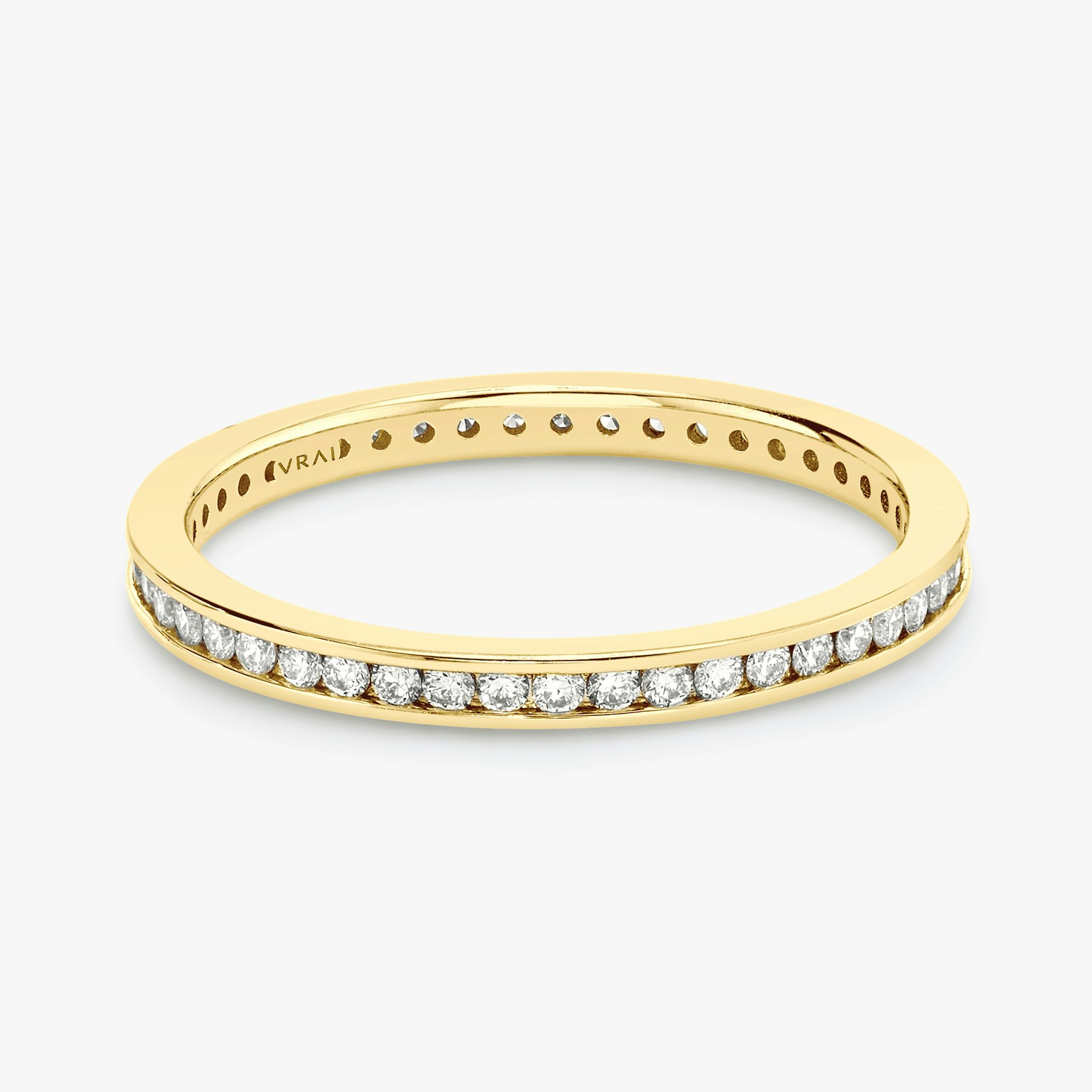 The Devotion Band | Round Brilliant | 18k | Yellow Gold | bandStyle: full | bandVersion: original