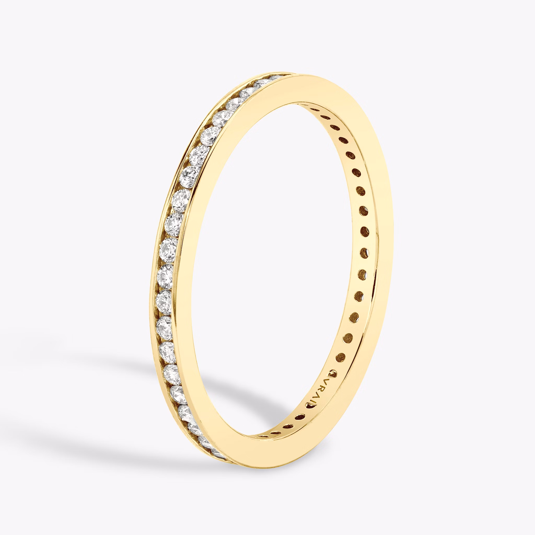 The Devotion Band | Round Brilliant | 18k | Yellow Gold | bandStyle: full | bandVersion: original