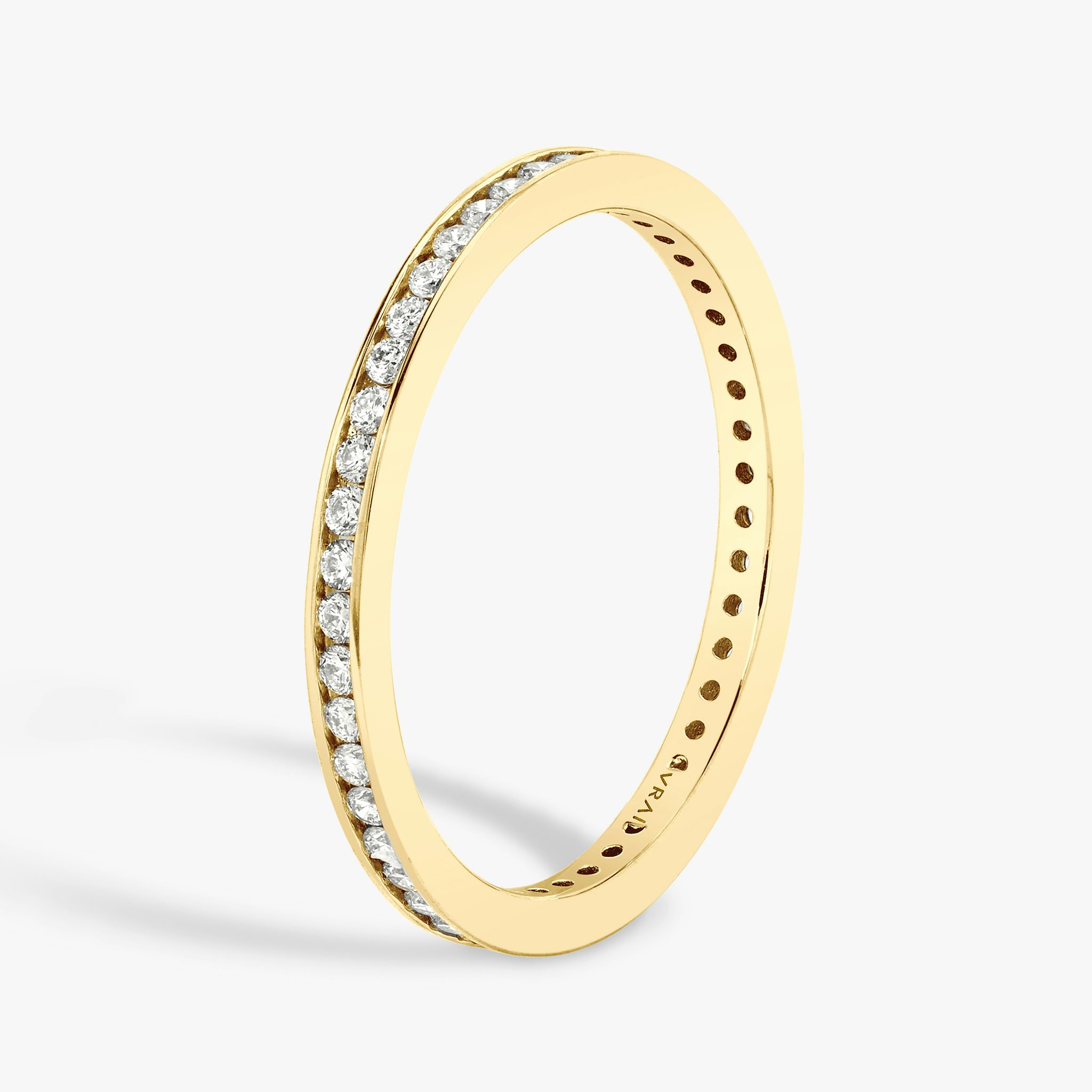 The Devotion Band | Round Brilliant | 18k | Yellow Gold | bandStyle: full | bandVersion: original