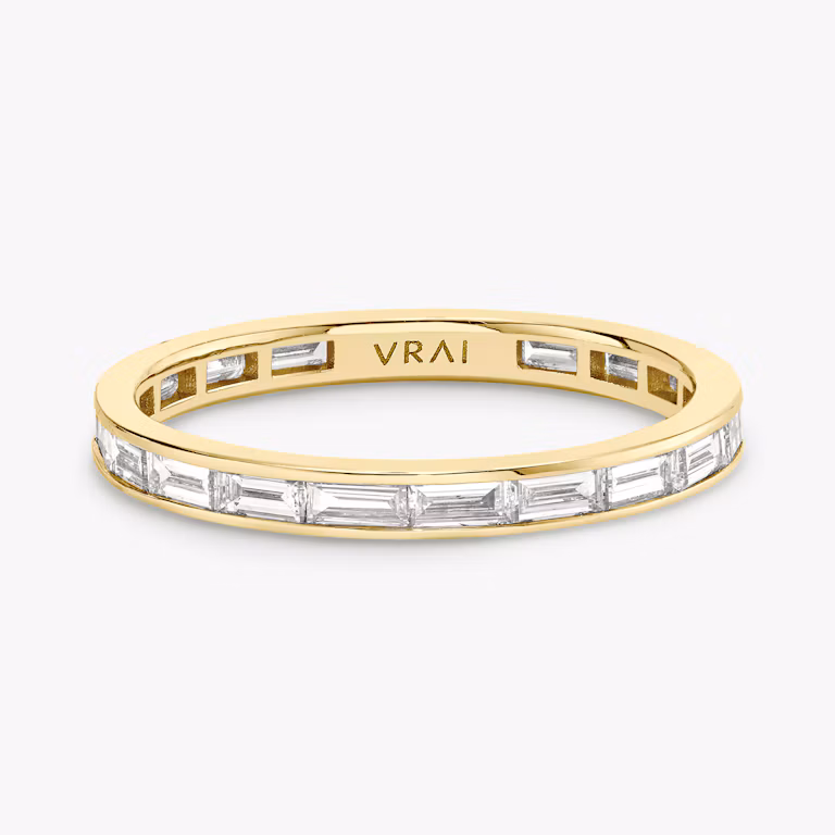 Devotion baguette wedding ring