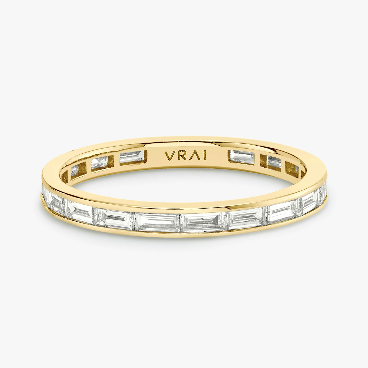 Devotion baguette wedding ring