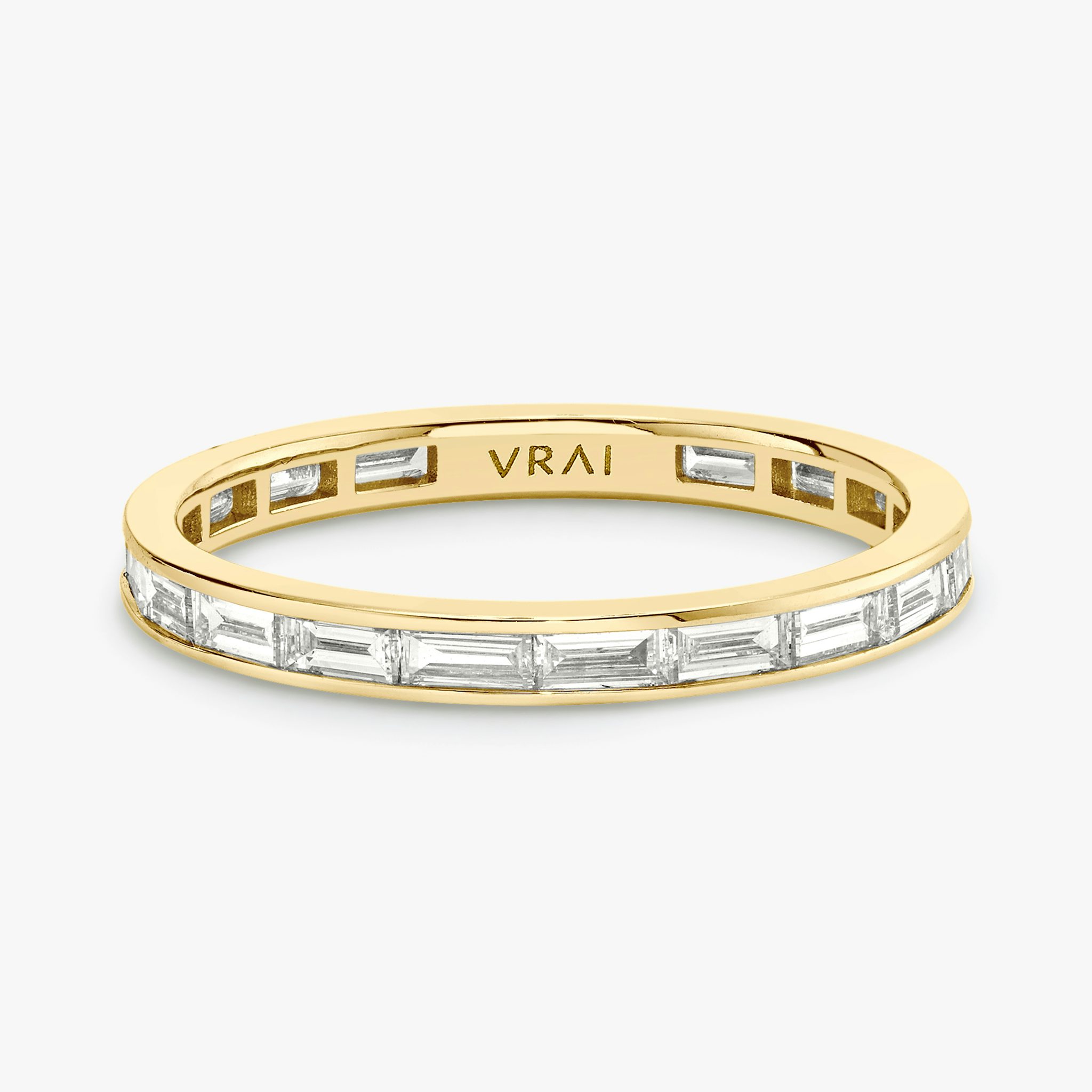 Devotion baguette wedding ring