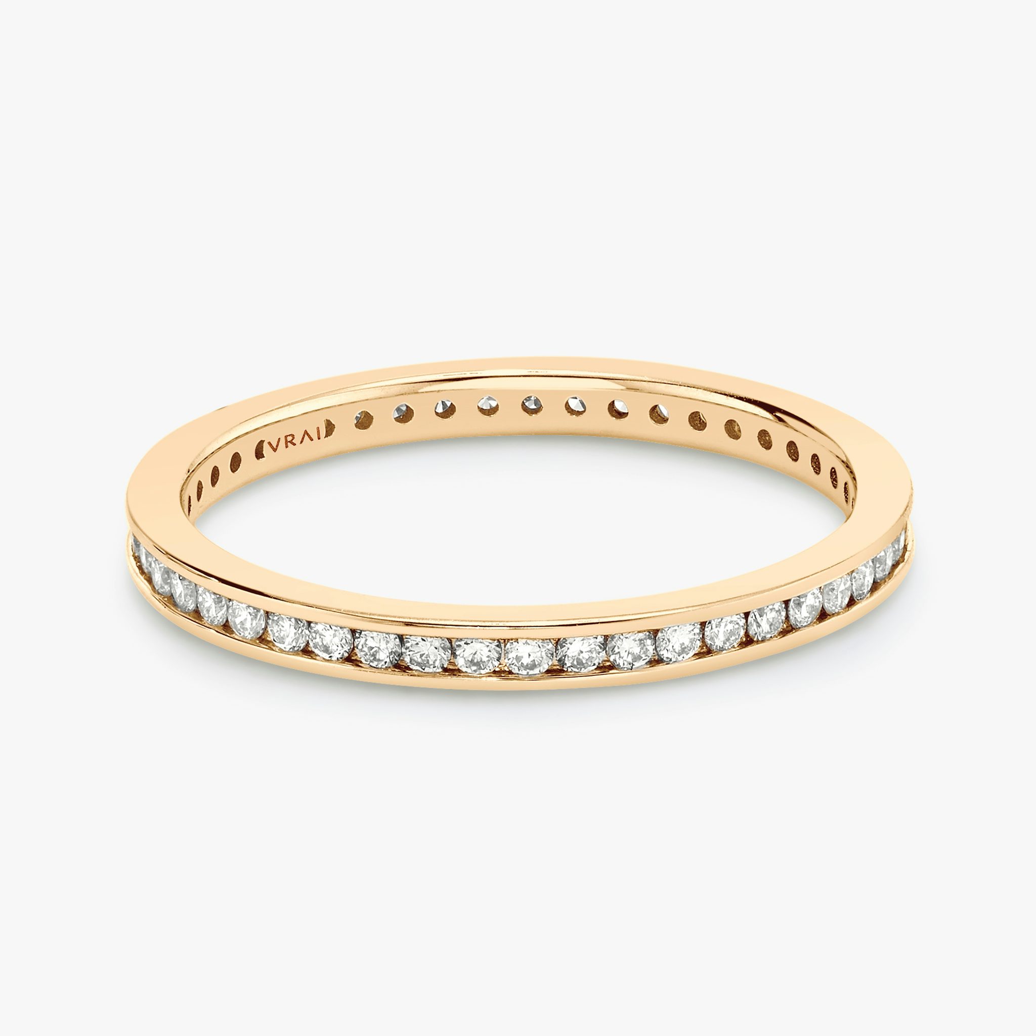 The Devotion Band | Round Brilliant | 14k | Rose Gold | bandStyle: full | bandVersion: original