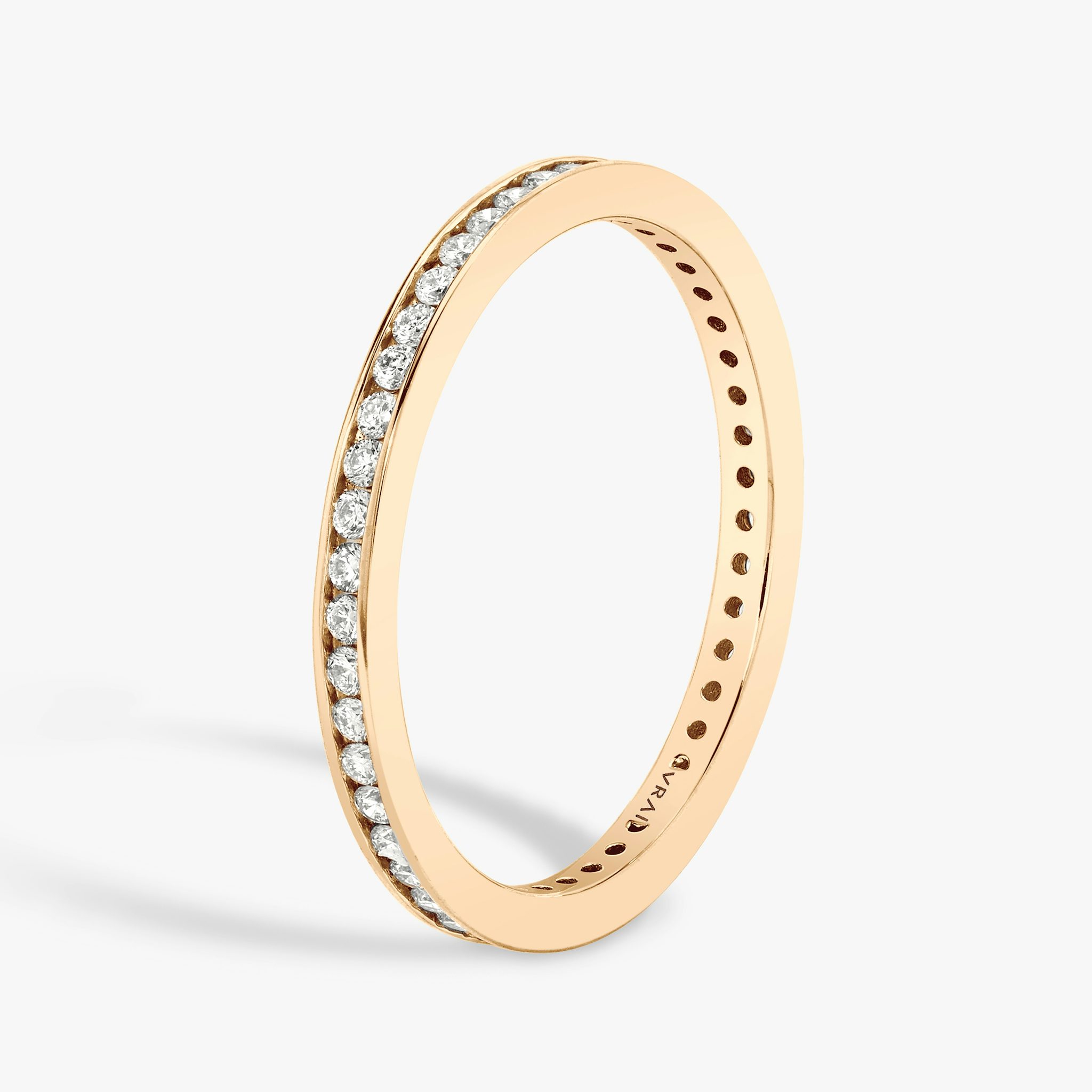 The Devotion Band | Round Brilliant | 14k | Rose Gold | bandStyle: full | bandVersion: original