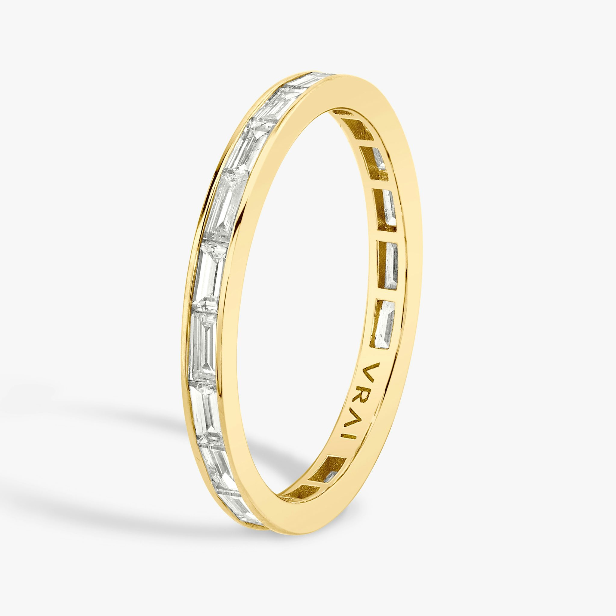 The Devotion Band | Baguette | 18k | Yellow Gold | bandStyle: full | bandVersion: large