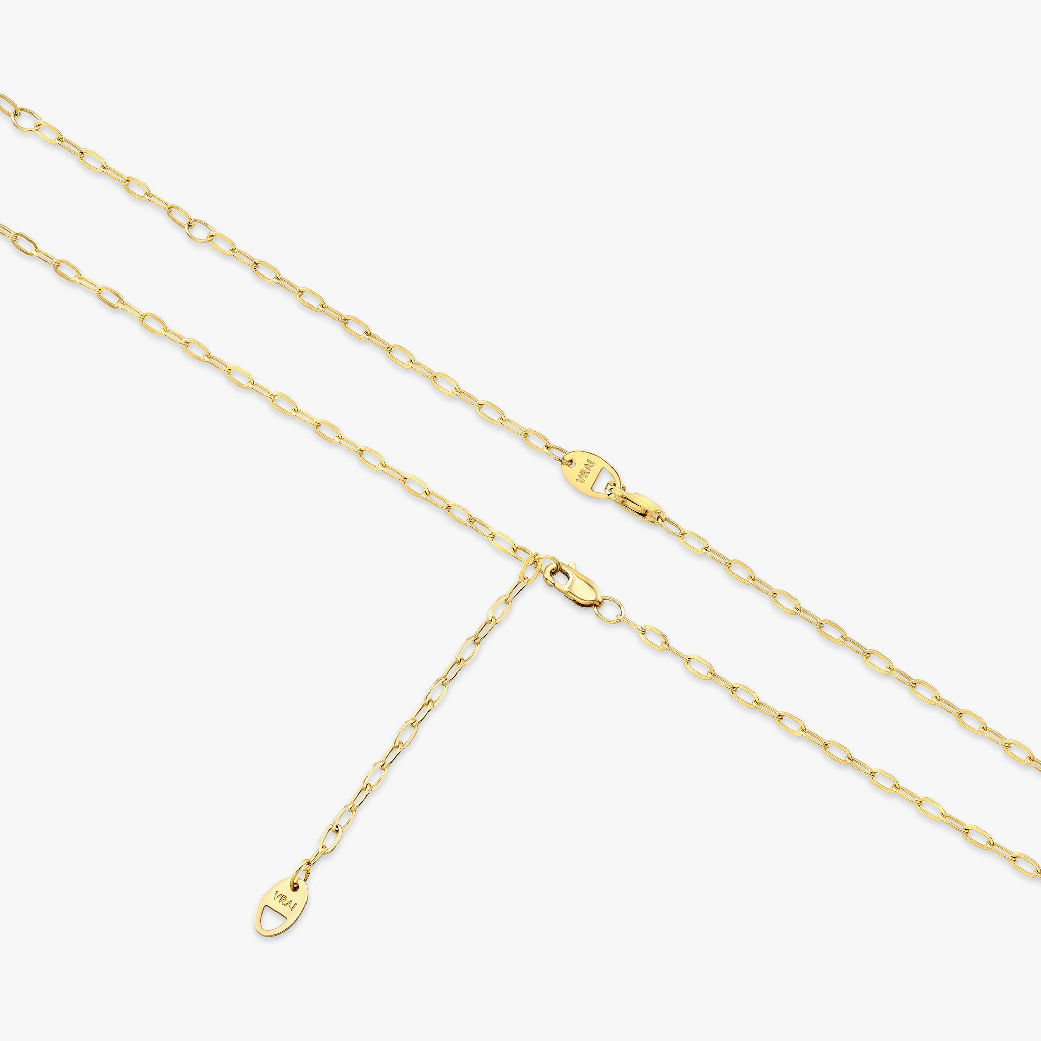 VRAI Solitaire Star Pendant | 18k | Yellow Gold | chainLength: 18-20