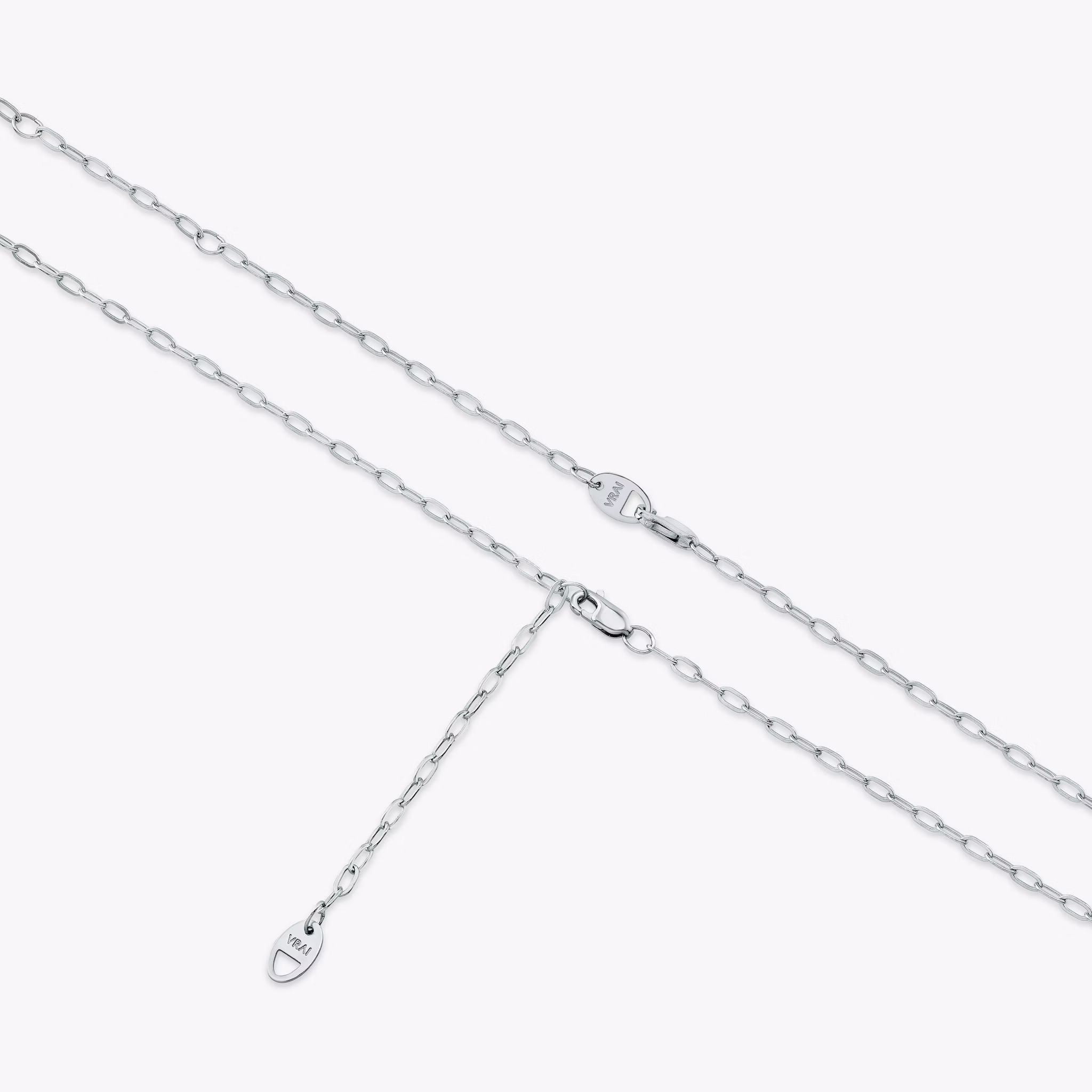 VRAI Solitaire Star Pendant | Platinum | chainLength: 18-20