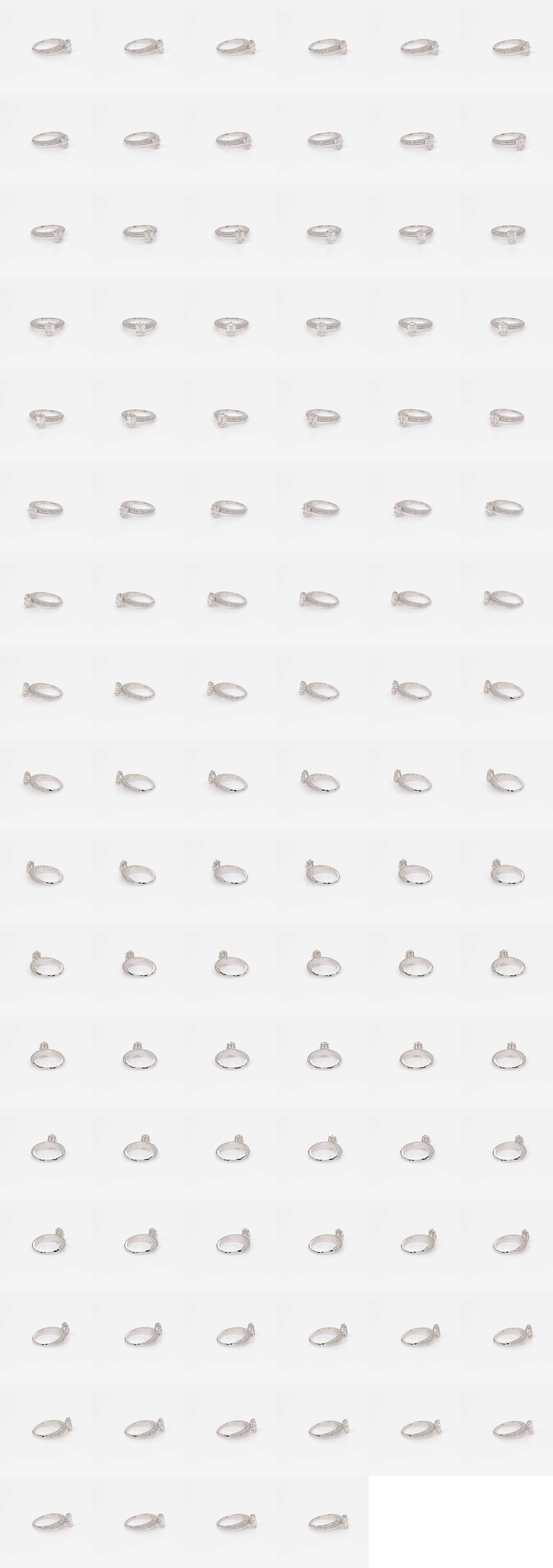 Curator | Emerald | 18k | Gelbgold | bandAccent: Mit Pavé-Besatz | diamondOrientation: vertical | caratWeight: other