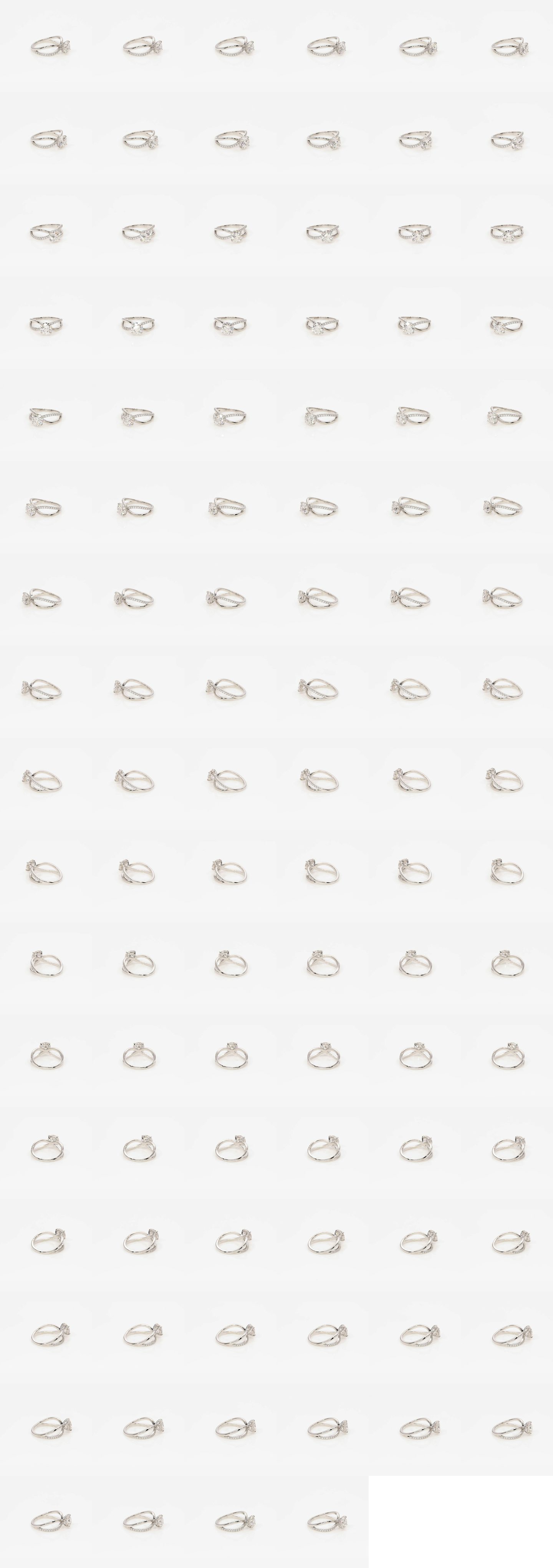 Duet | Rund | 18k | Gelbgold | bandAccent: Mit Pavé-Besatz | caratWeight: other | diamondOrientation: vertical