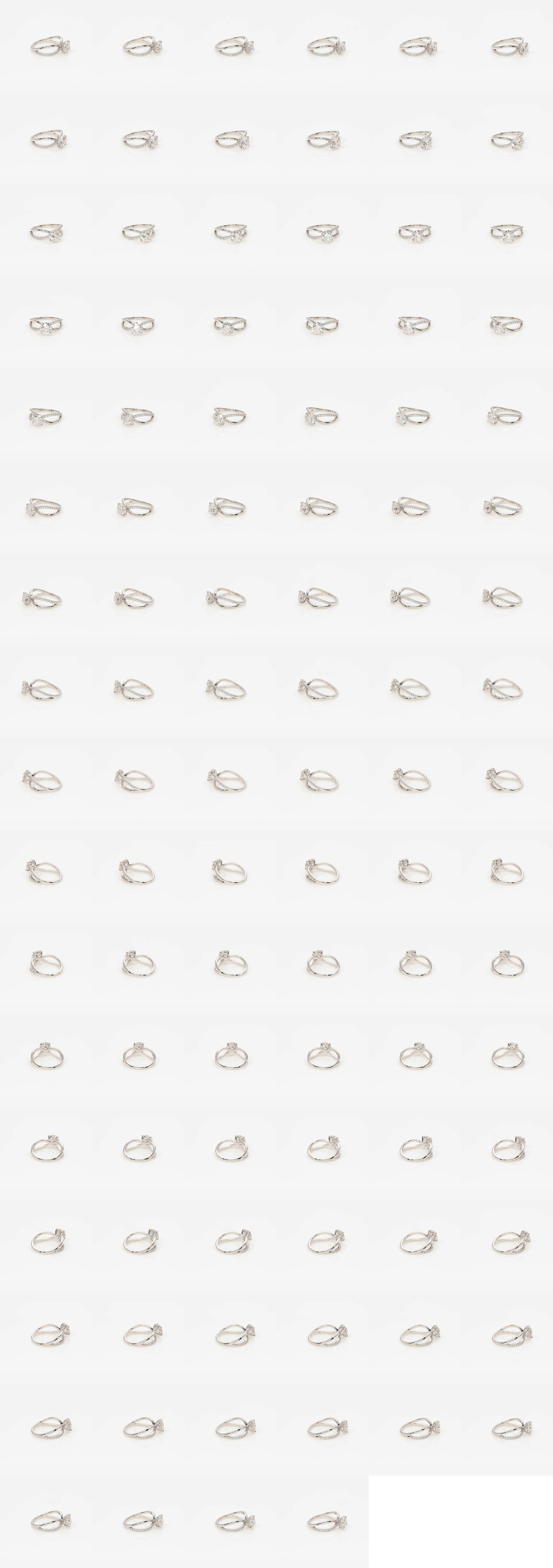 Duet | Rund | 18k | Gelbgold | bandAccent: Mit Pavé-Besatz | caratWeight: other | diamondOrientation: vertical