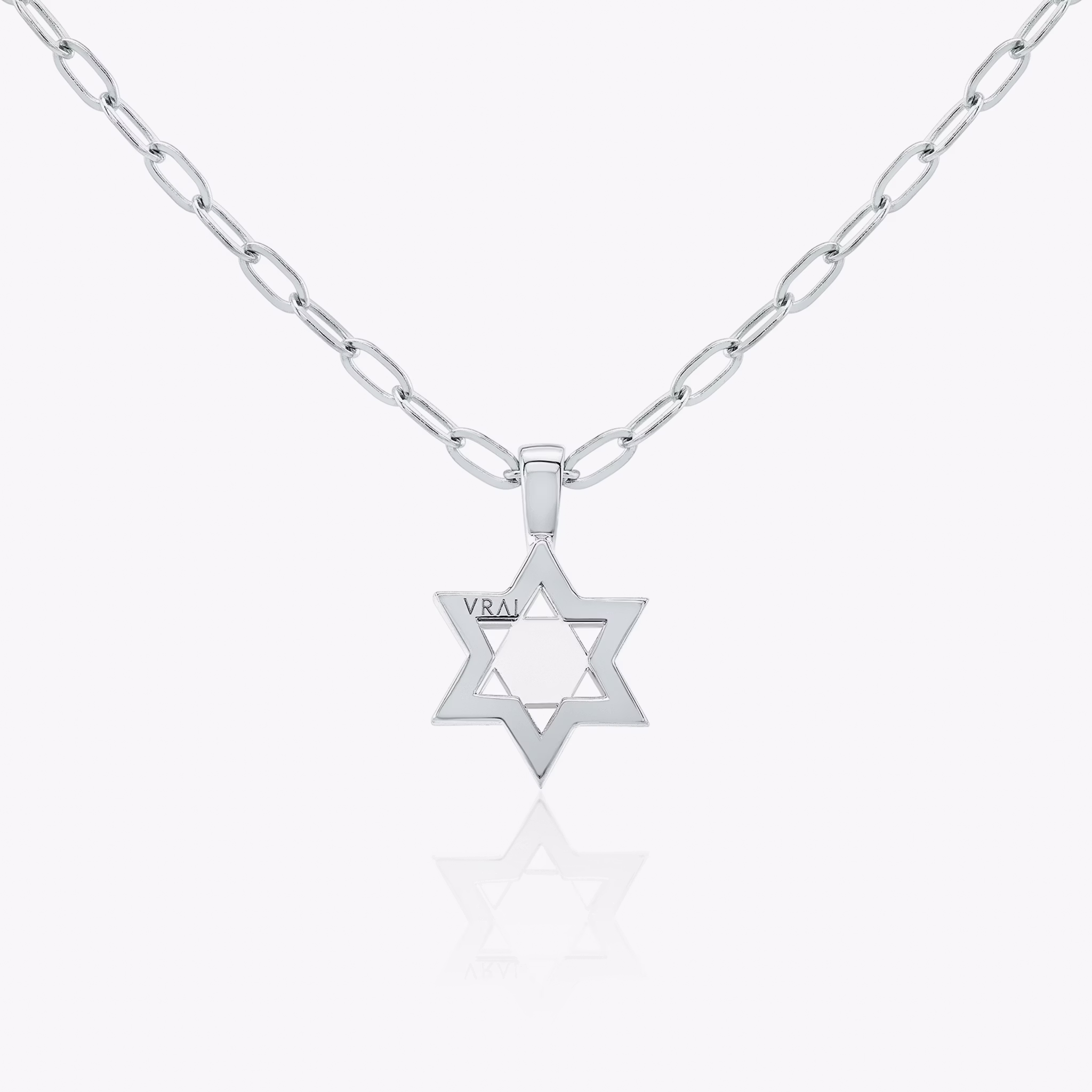 VRAI Solitaire Star Pendant | Platinum | chainLength: 18-20
