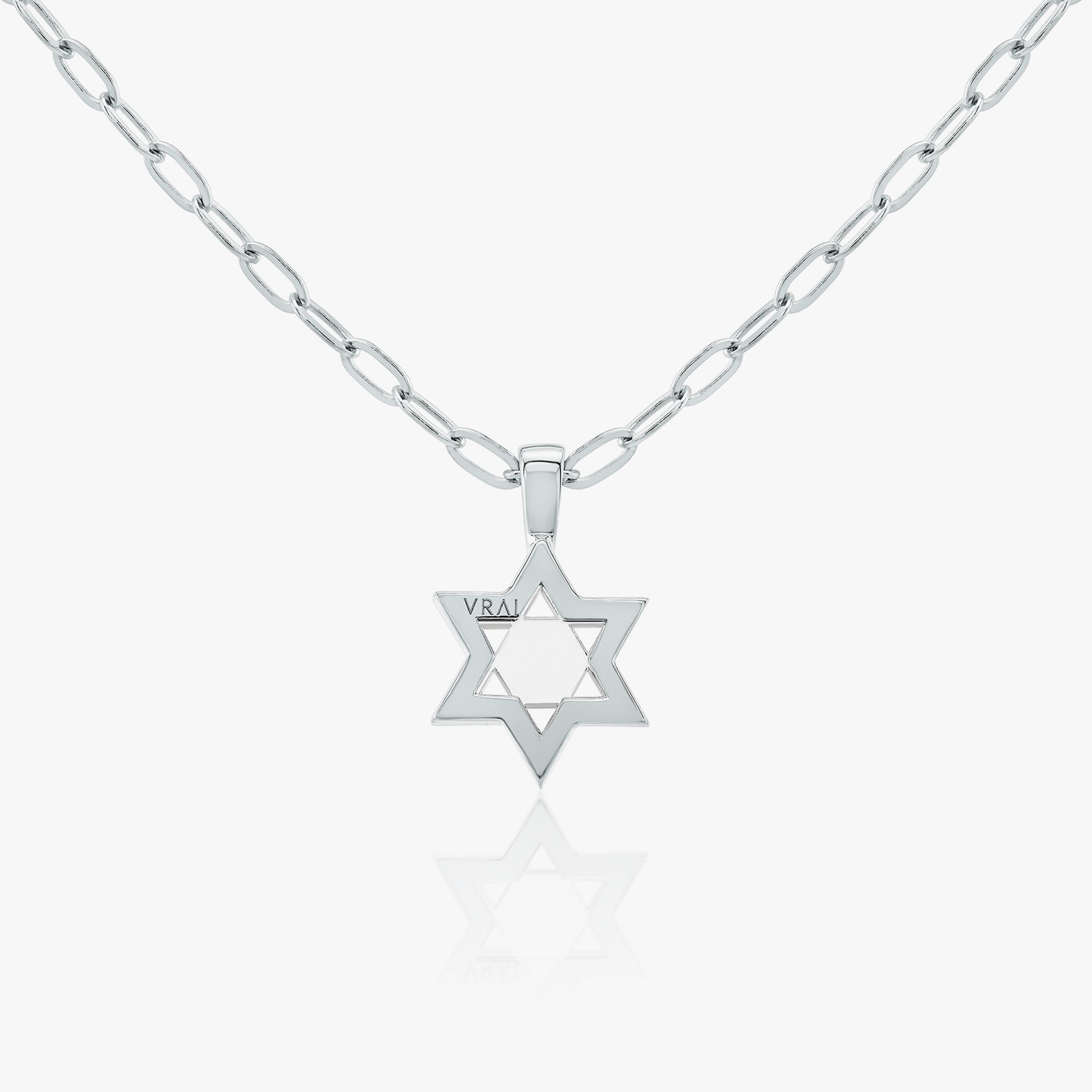 VRAI Solitaire Star Pendant | Platinum | chainLength: 18-20