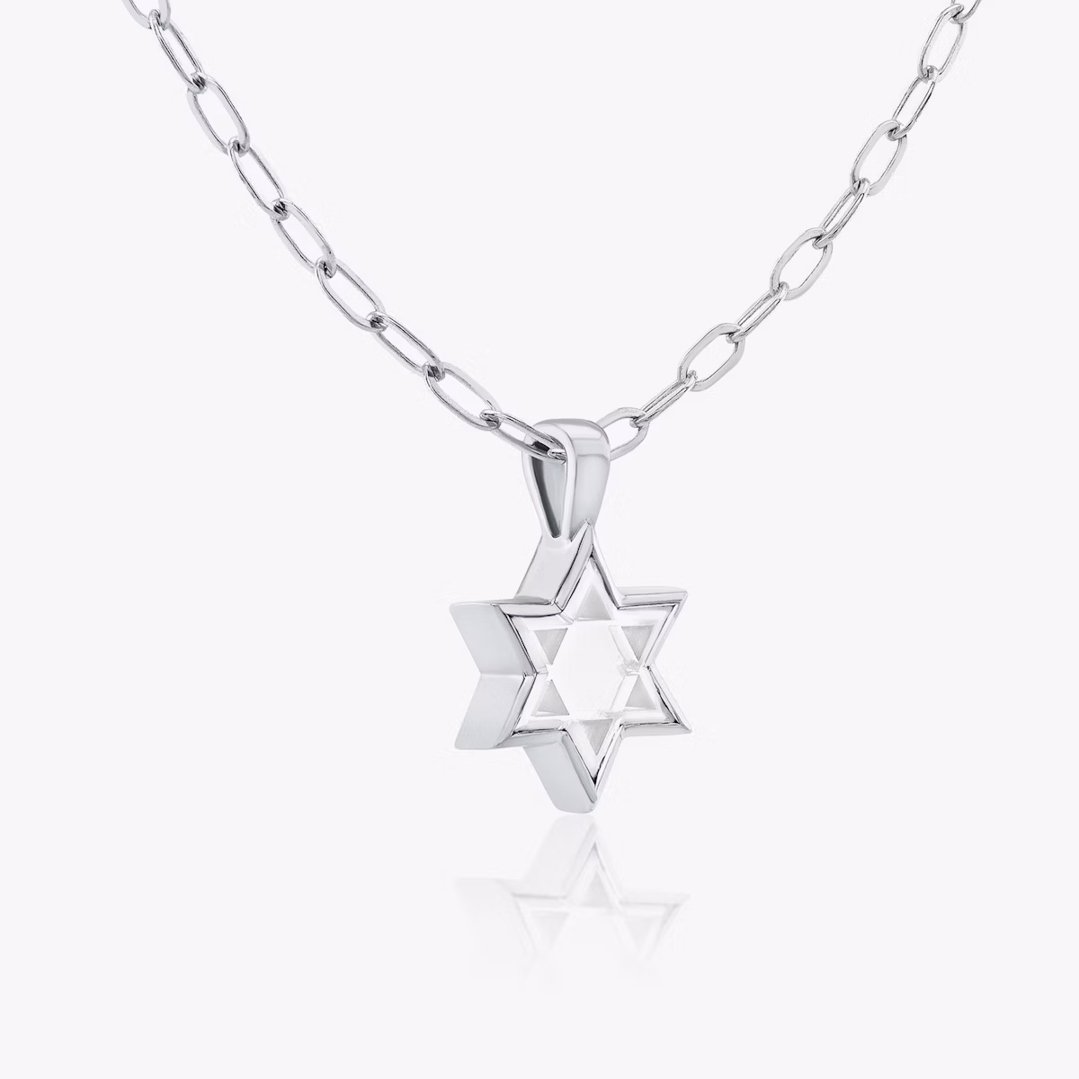 VRAI Solitaire Star Pendant | 18k | White Gold | chainLength: 18-20