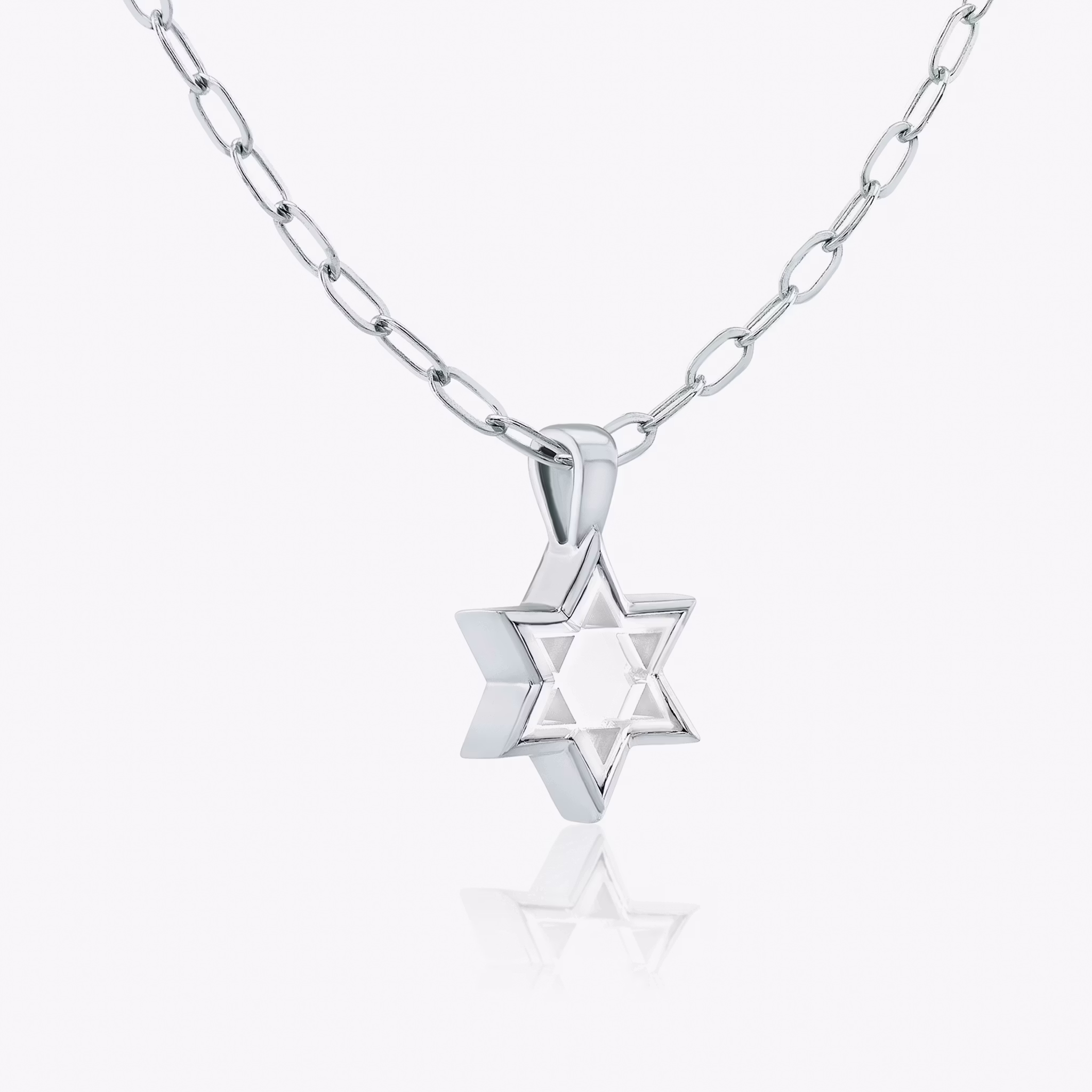 VRAI Solitaire Star Pendant | Platinum