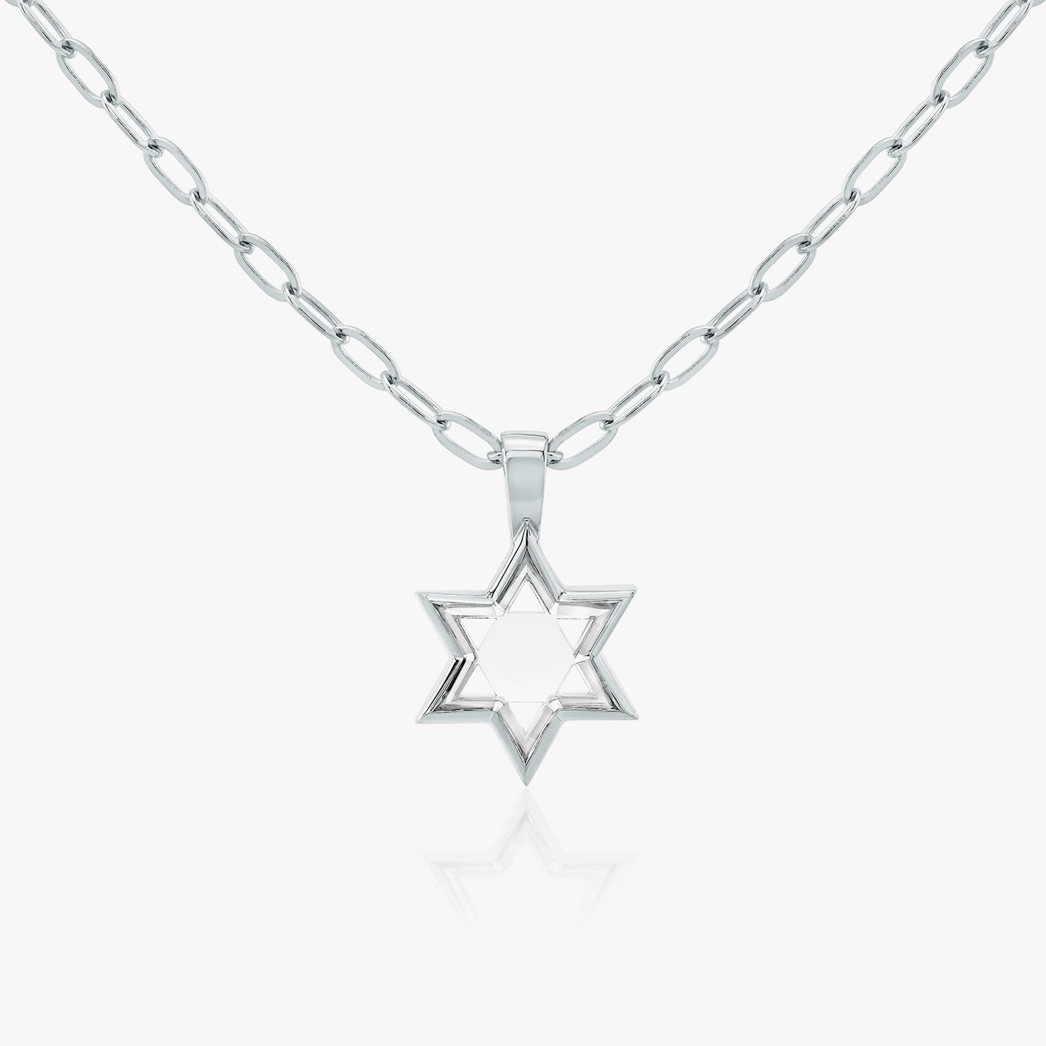 VRAI Solitaire Star Pendant | Platinum | chainLength: 18-20