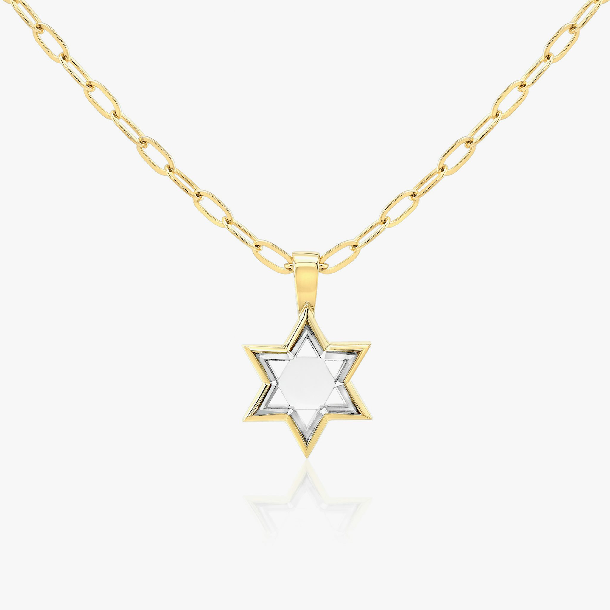VRAI Solitaire Star Pendant | 18k | Yellow Gold | chainLength: 18-20