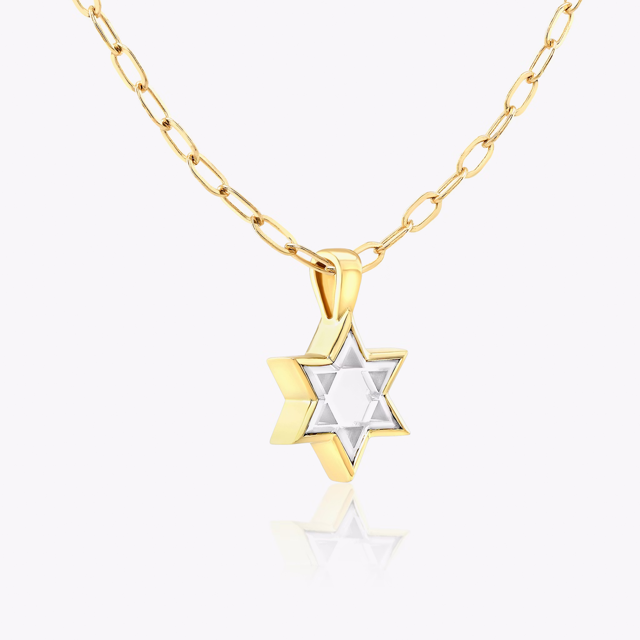VRAI Solitaire Star Pendant | 18k | Yellow Gold | chainLength: 18-20