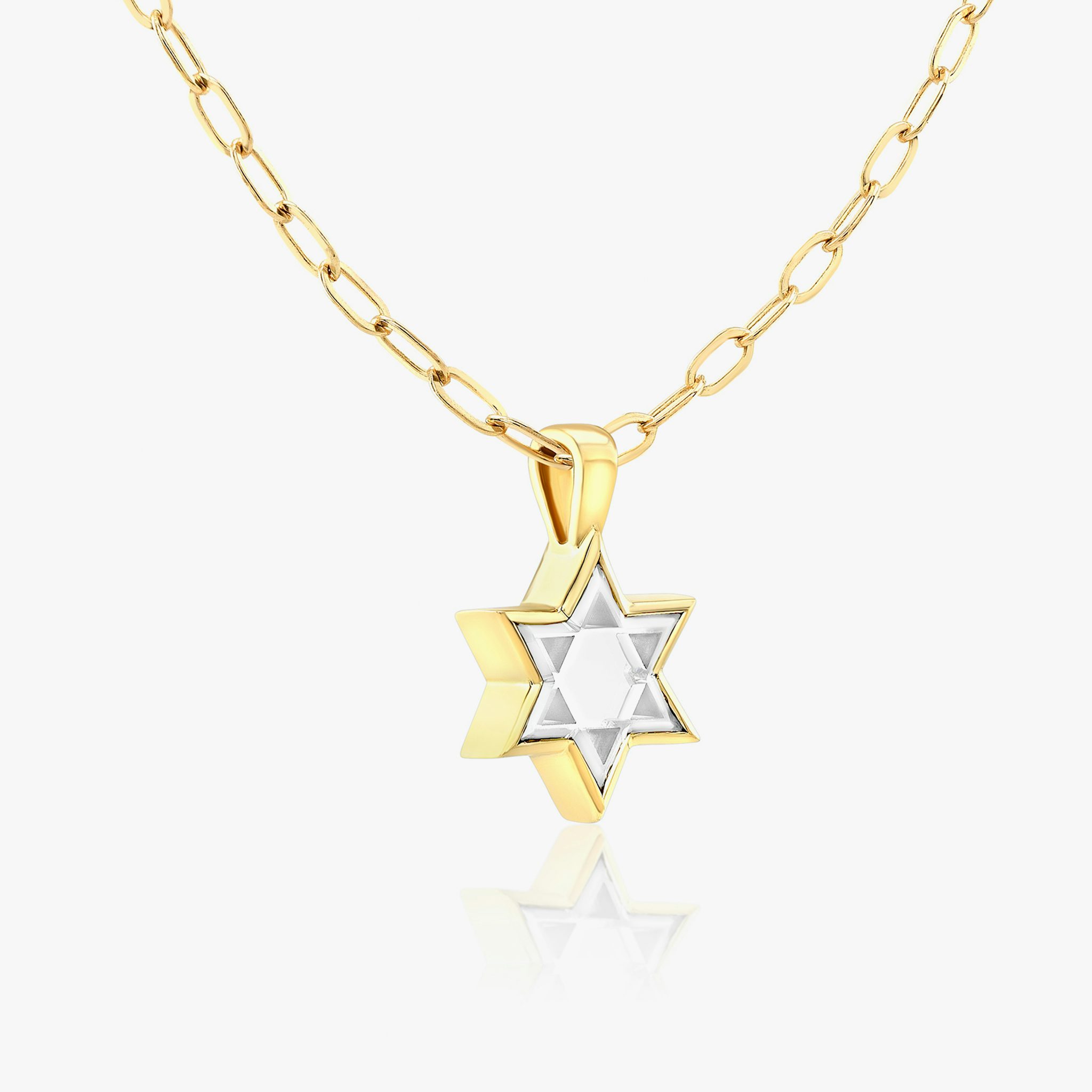 VRAI Solitaire Star Pendant | 18k | Yellow Gold | chainLength: 18-20