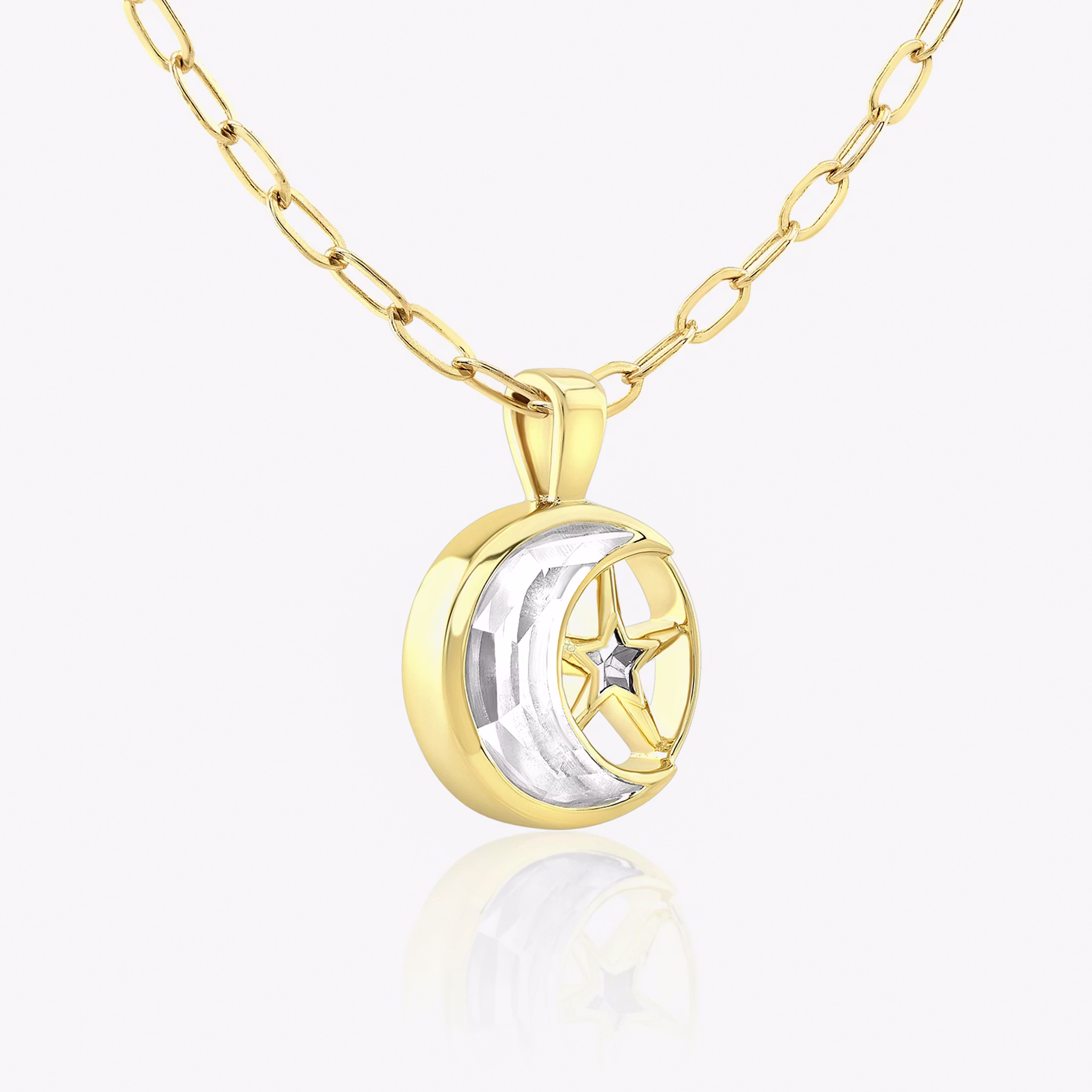 Colgante Luna VRAI | Yellow Gold